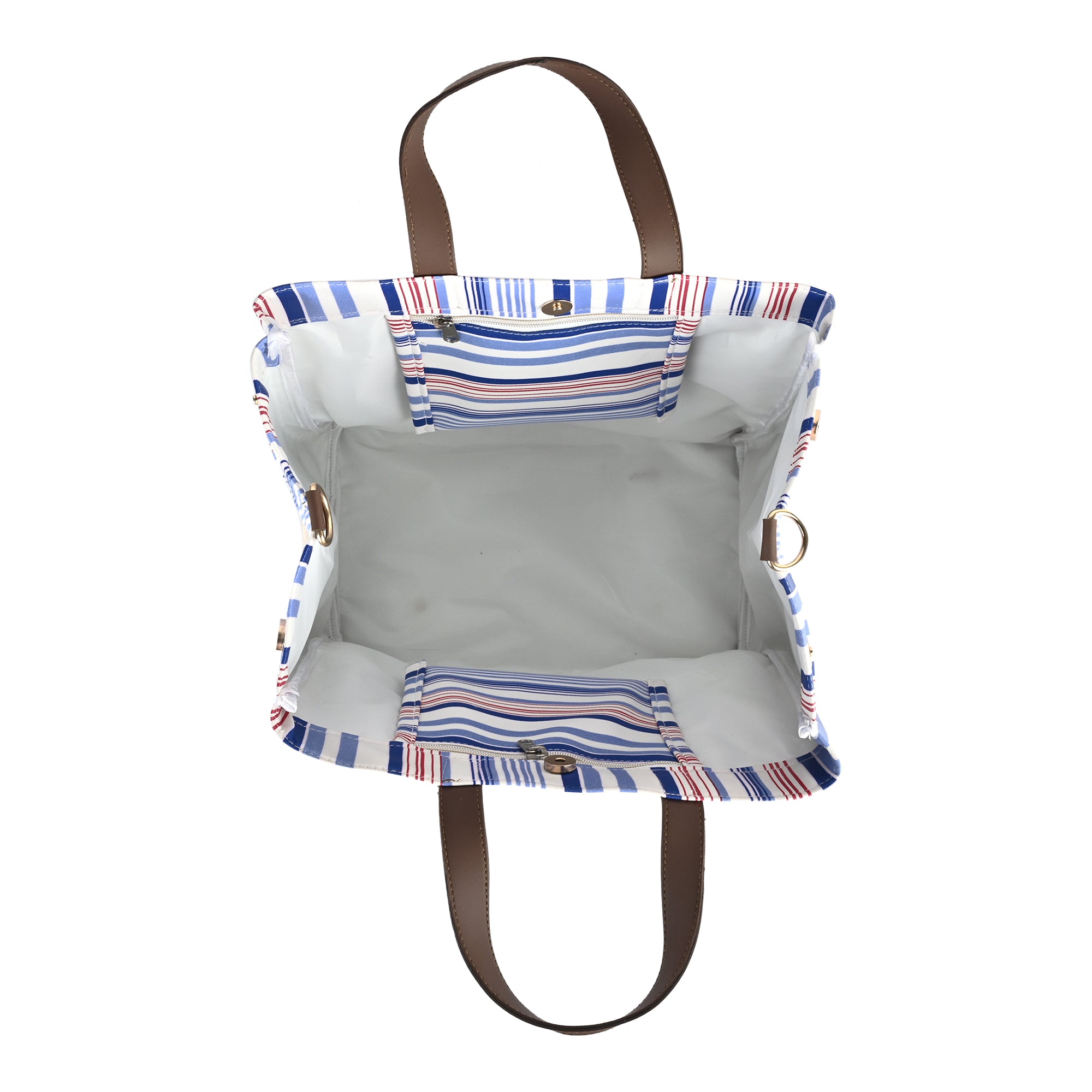 Striped Baggy Sling Bag for Women Casual Large Shoulder Tote for Shopping Travel and Daily Use