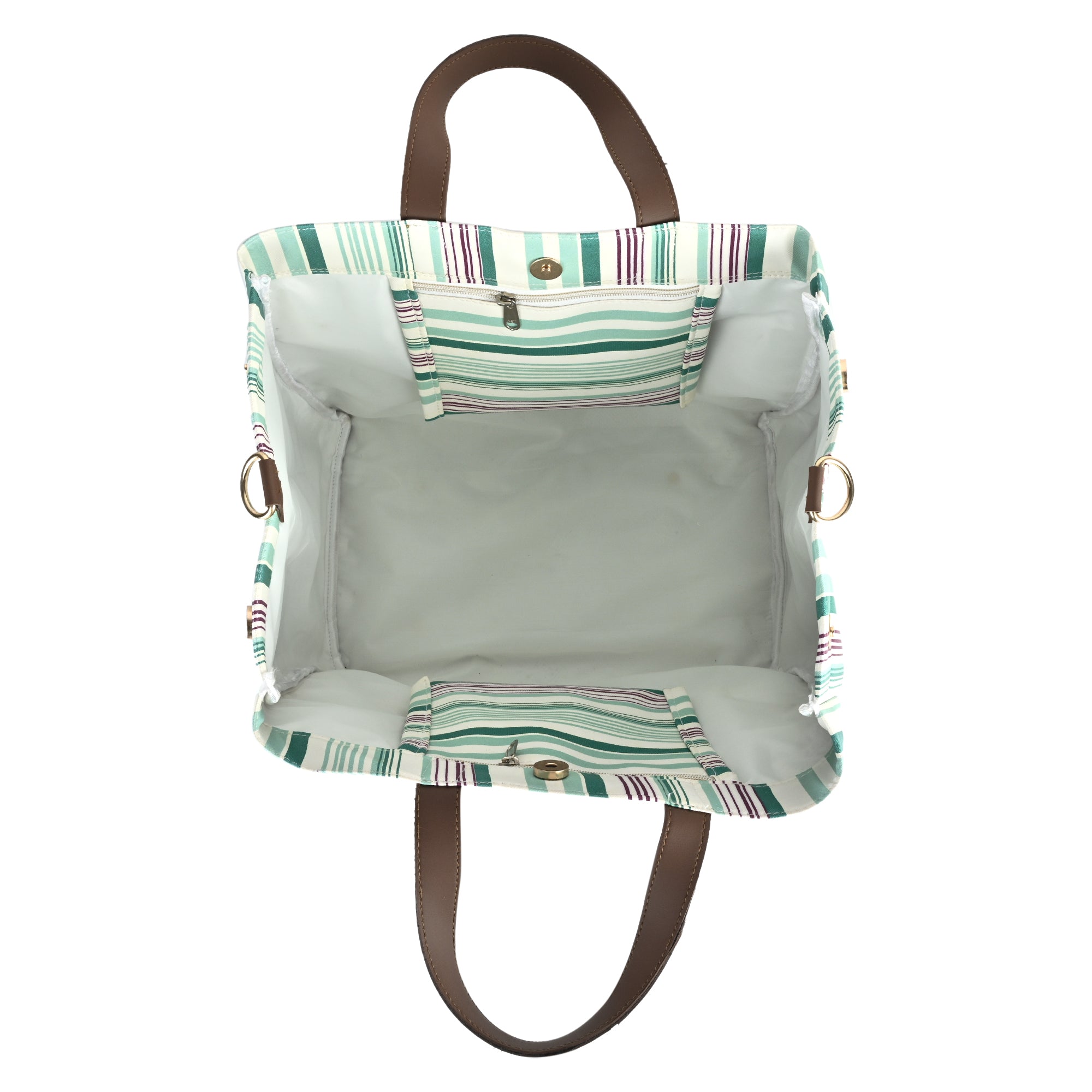 Striped Baggy Sling Bag for Women Casual Large Shoulder Tote for Shopping Travel and Daily Use