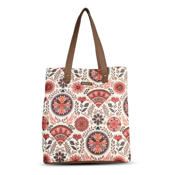 Floral Printed Tote Bag for Women | Stylish Office & Daily Use Bag
