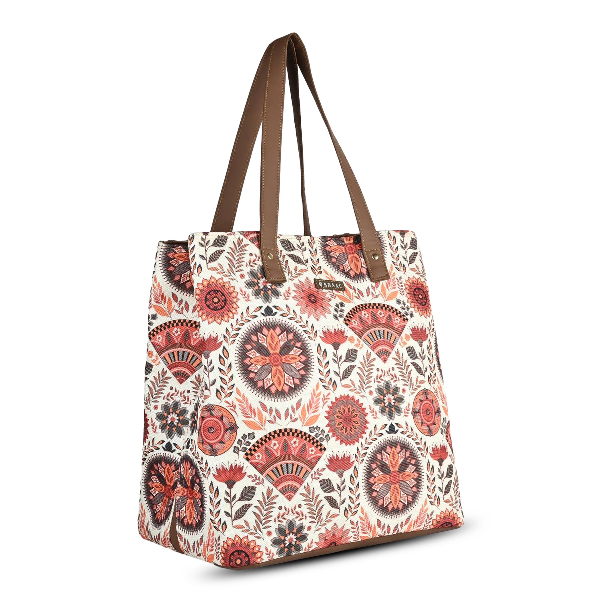 Floral Printed Tote Bag for Women | Stylish Office & Daily Use Bag