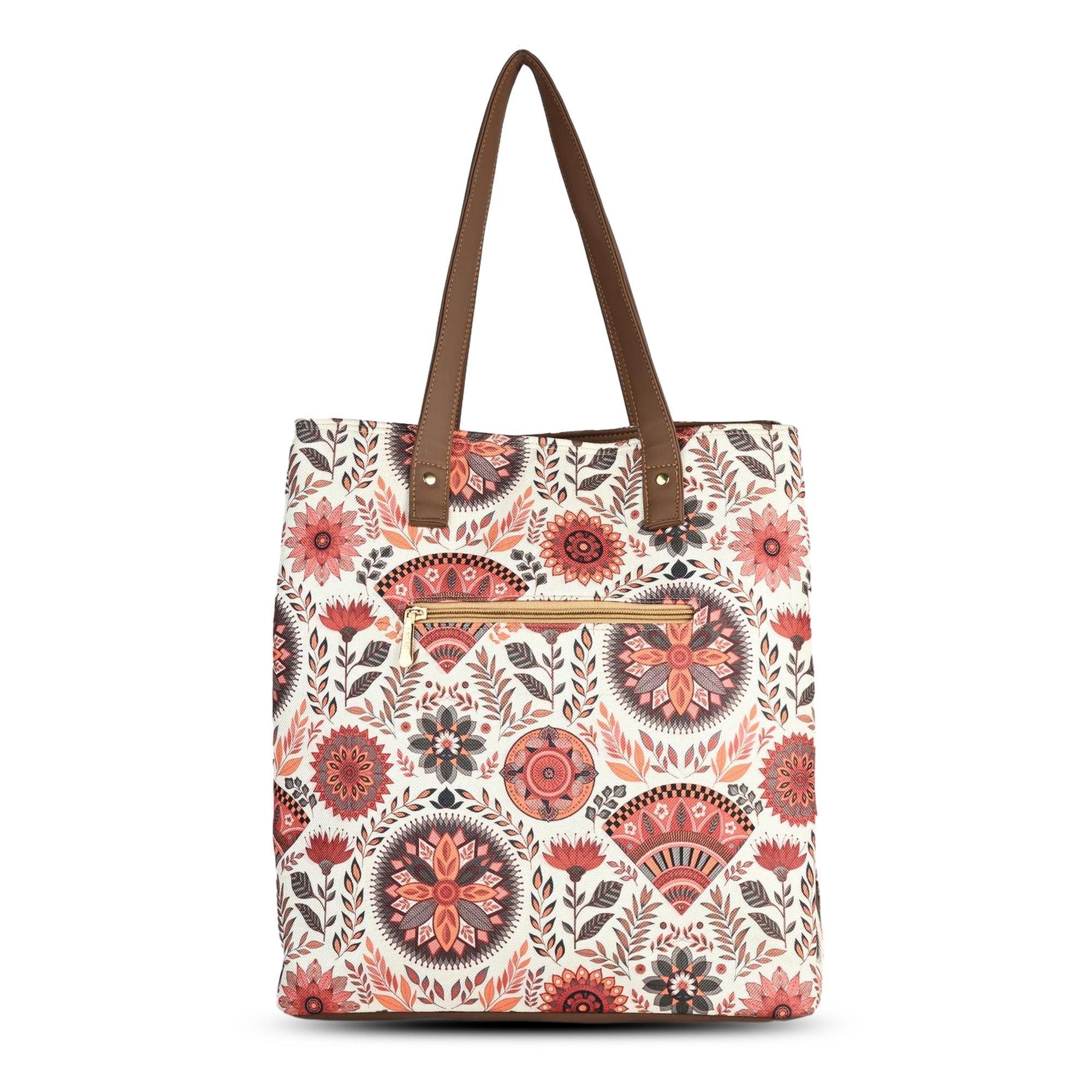 Floral Printed Tote Bag for Women | Stylish Office & Daily Use Bag