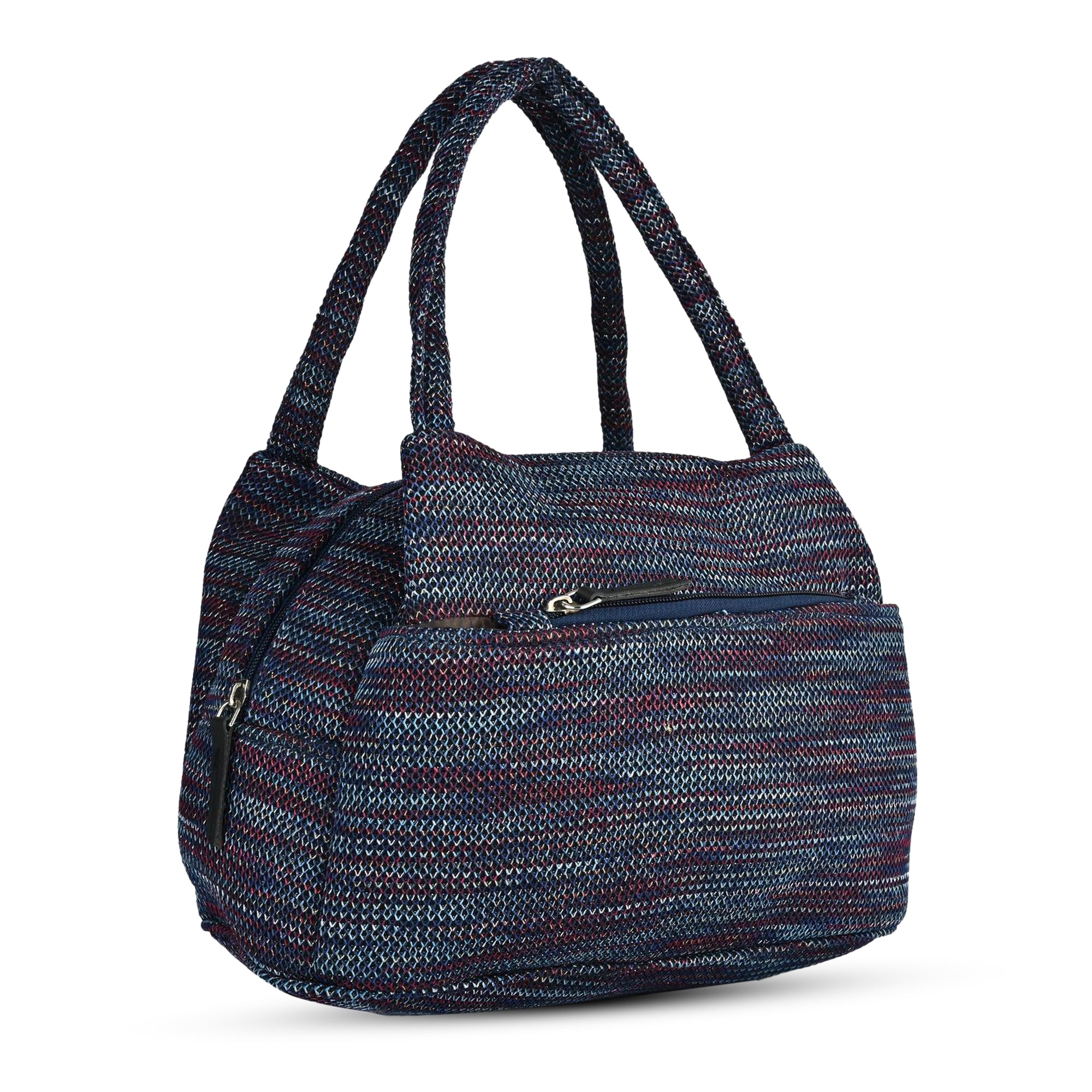 Multicolor Mesh Lunch Bag for Men & Women | Lightweight Reusable Tiffin Carry Bag with Zipper