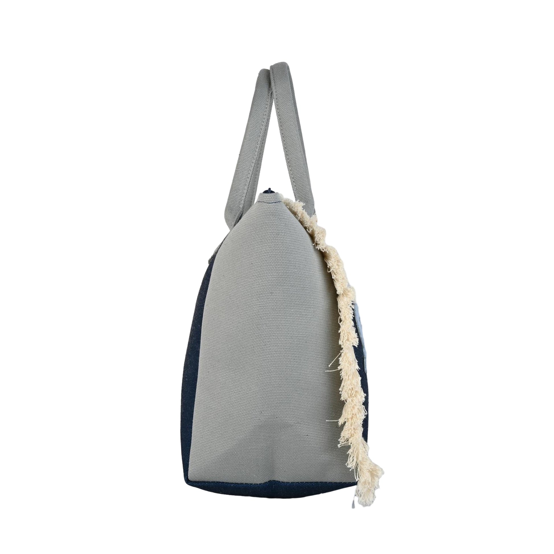 Ensac Happy Pastel Tote Bag for Women & Girls | Trendy Canvas Handbag with Stylish Design