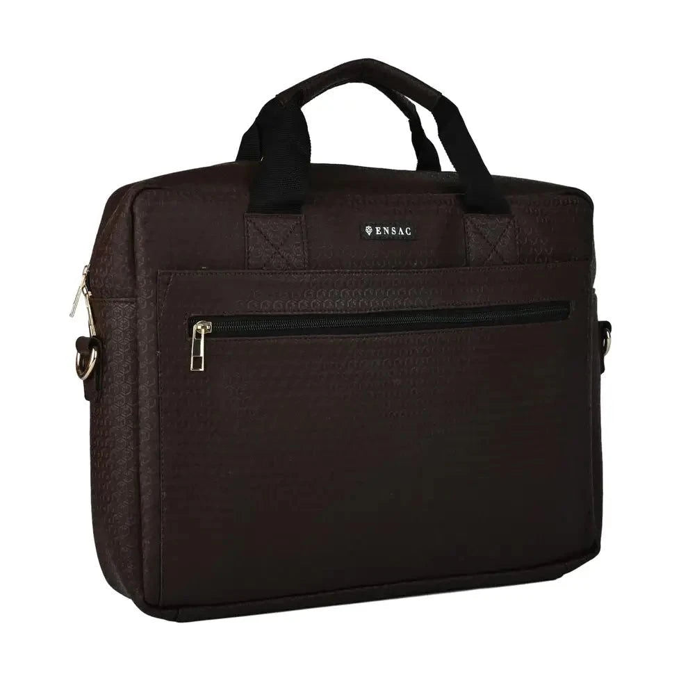 Brown Laptop Briefcase for Men - Professional & Durable ensacworld