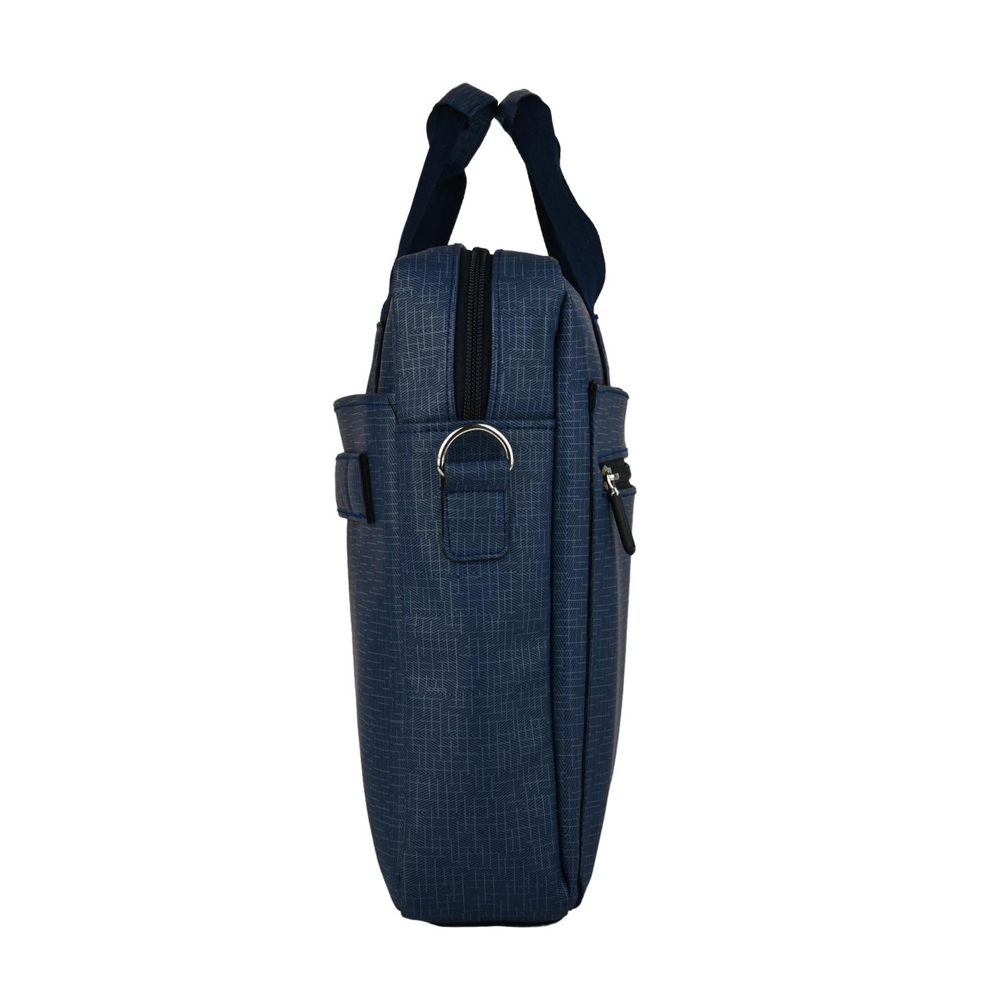 ENSAC Elegant Blue Laptop Messenger Bag for Men | Professional Office Briefcase