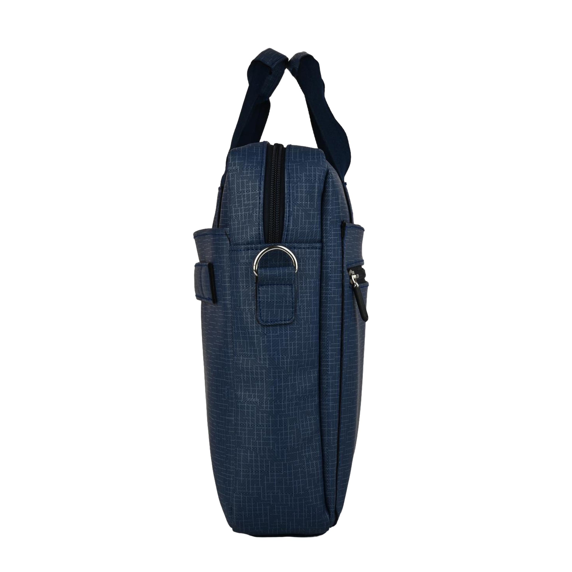 ENSAC Elegant Blue Laptop Messenger Bag for Men | Professional Office Briefcase