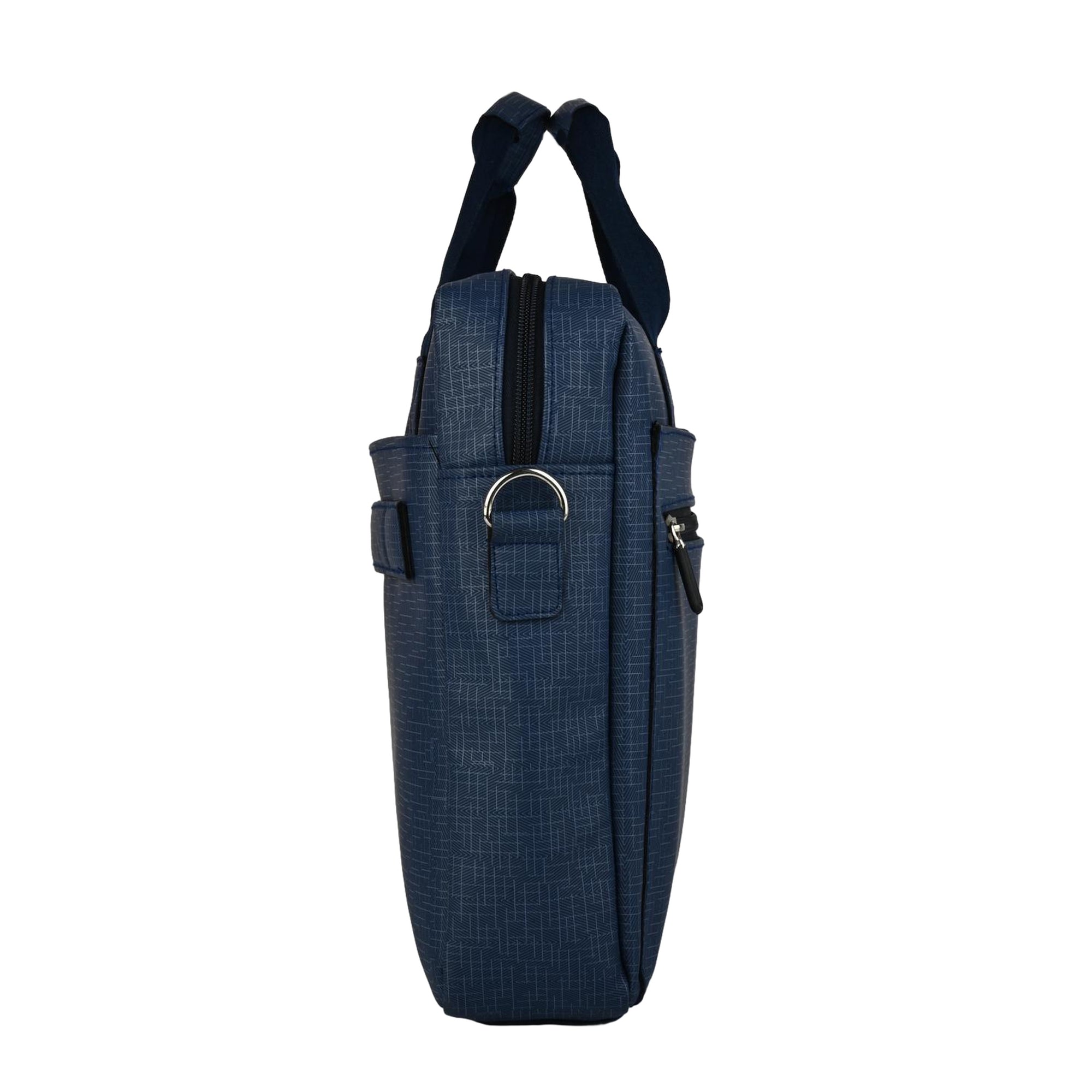 ENSAC Elegant Blue Laptop Messenger Bag for Men | Professional Office Briefcase