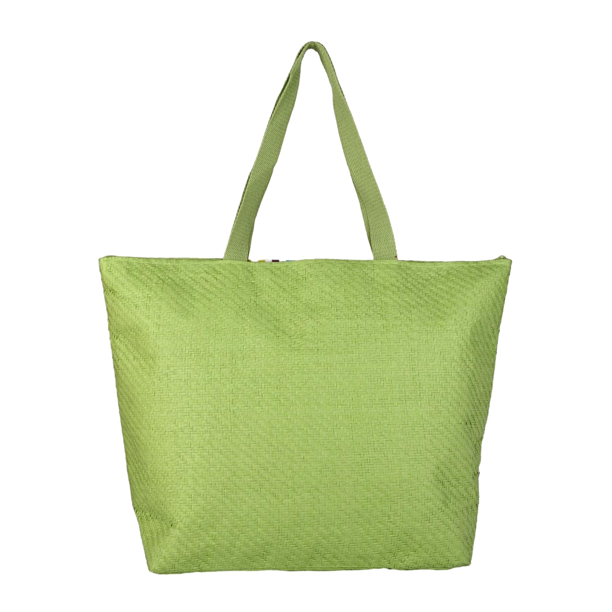 Ensac Square Paper Straw Beach Tote Bag | Eco-Friendly Handbag for Women