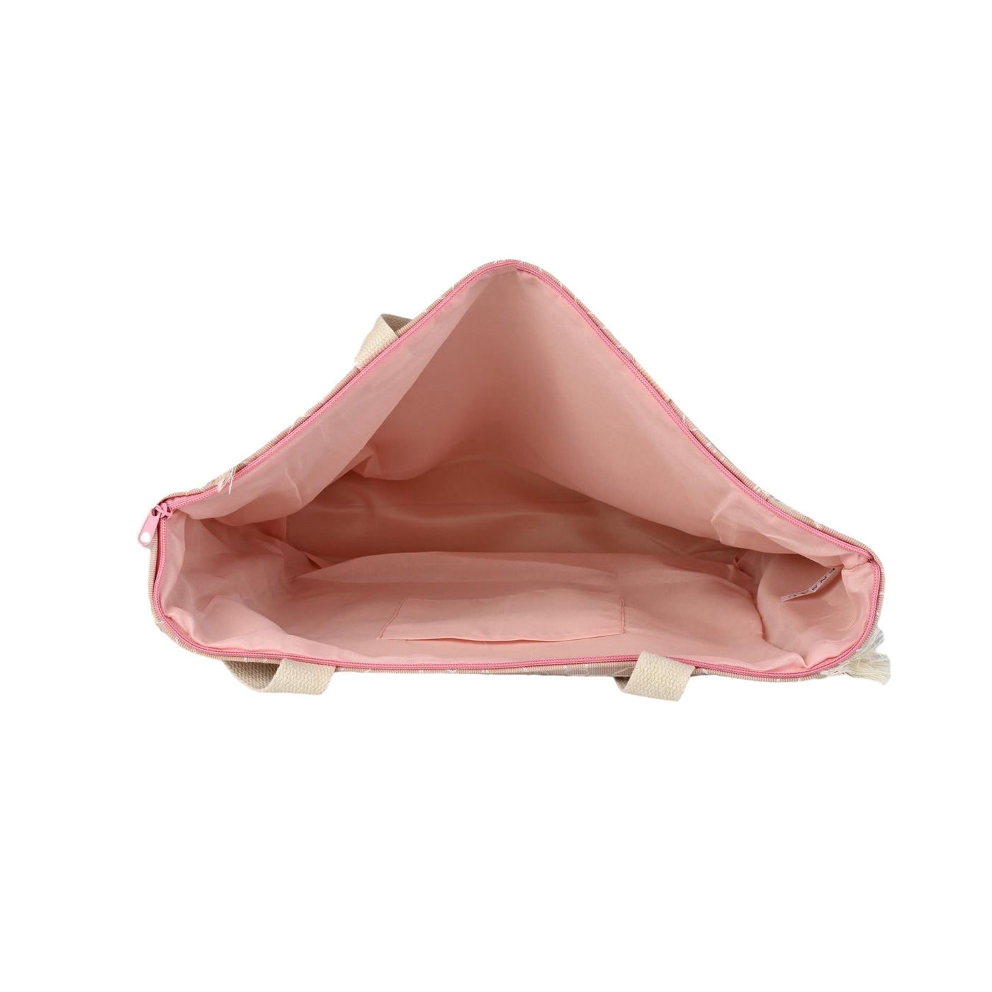 Ensac Sunshine Tote Bag for Women | Stylish Tribal Print Canvas Handbag with Fringe