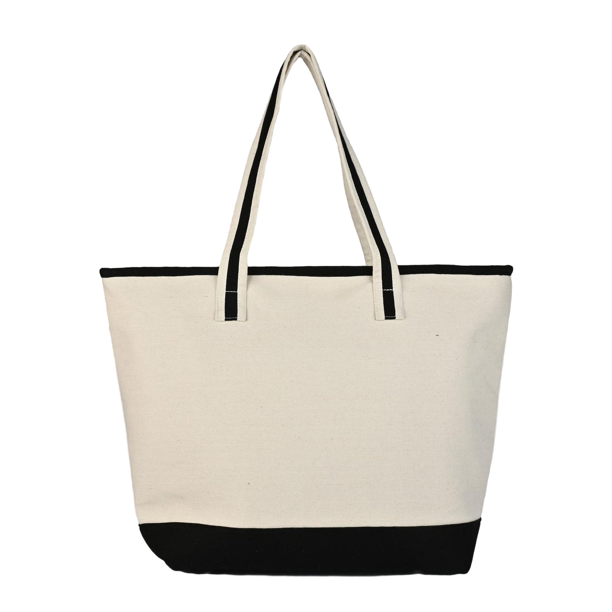 Black Star Canvas Tote Bag