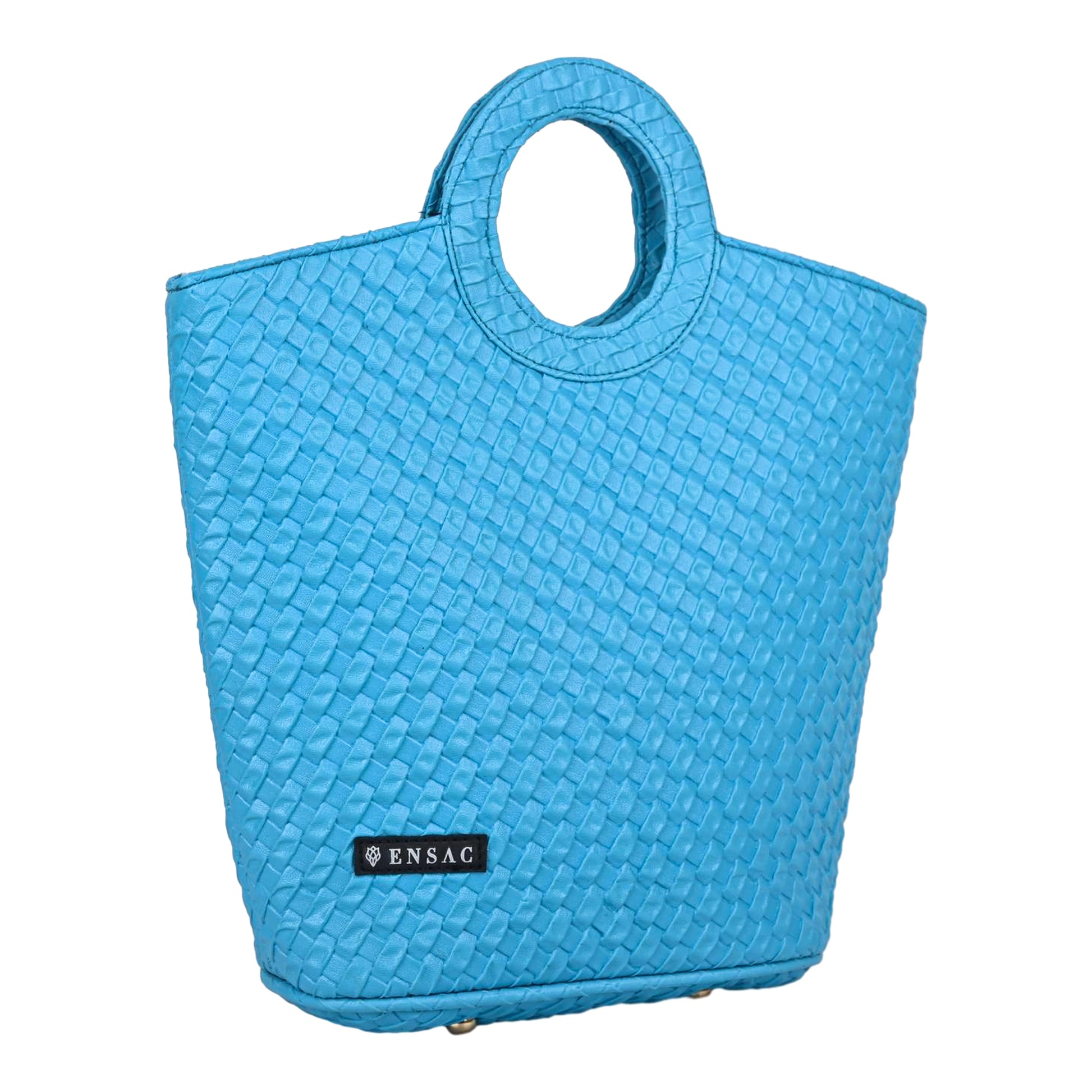 Ensac Basket Lunch Bag | Stylish Picnic Tote, Zipper, Pockets, Multipurpose Use
