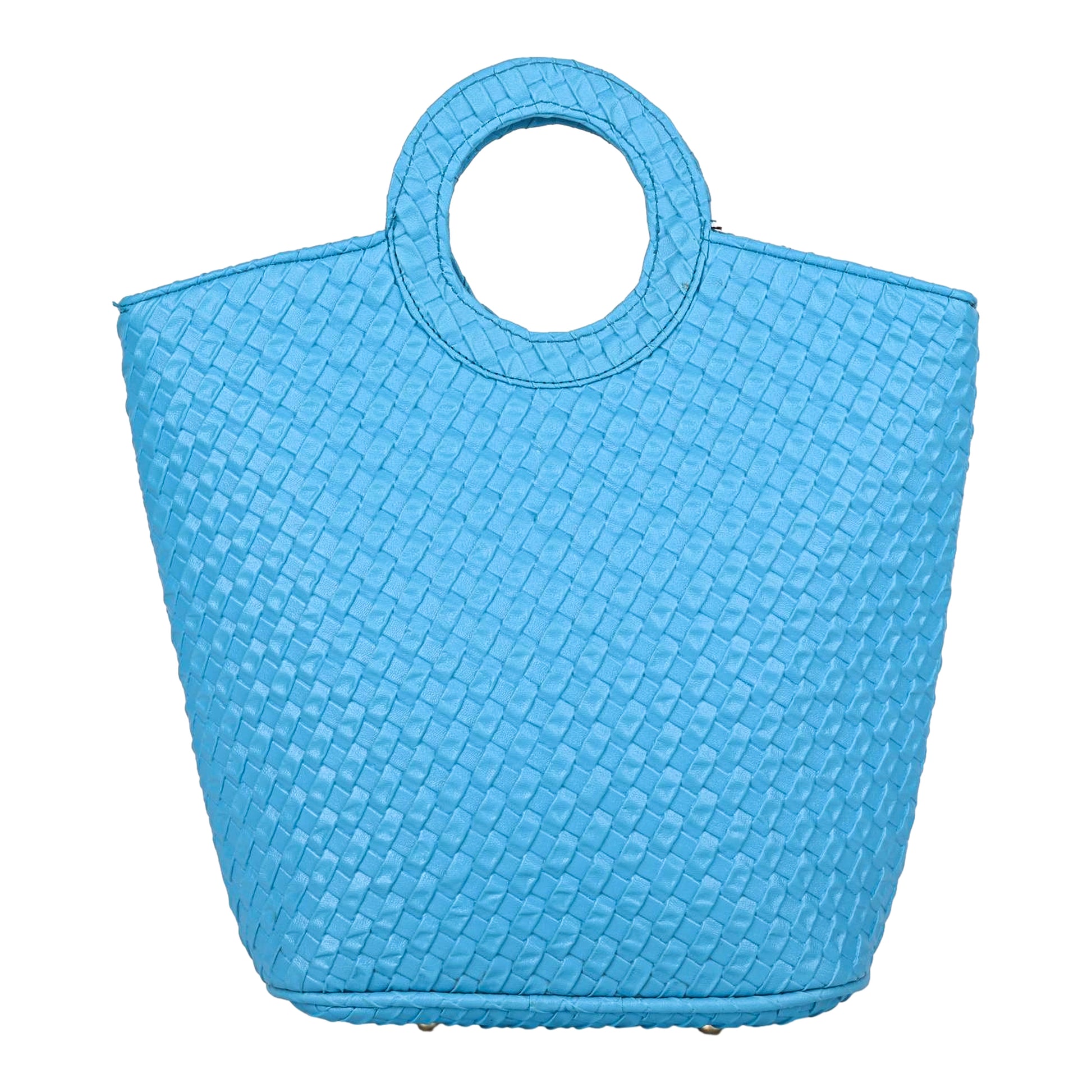 Ensac Basket Lunch Bag | Stylish Picnic Tote, Zipper, Pockets, Multipurpose Use