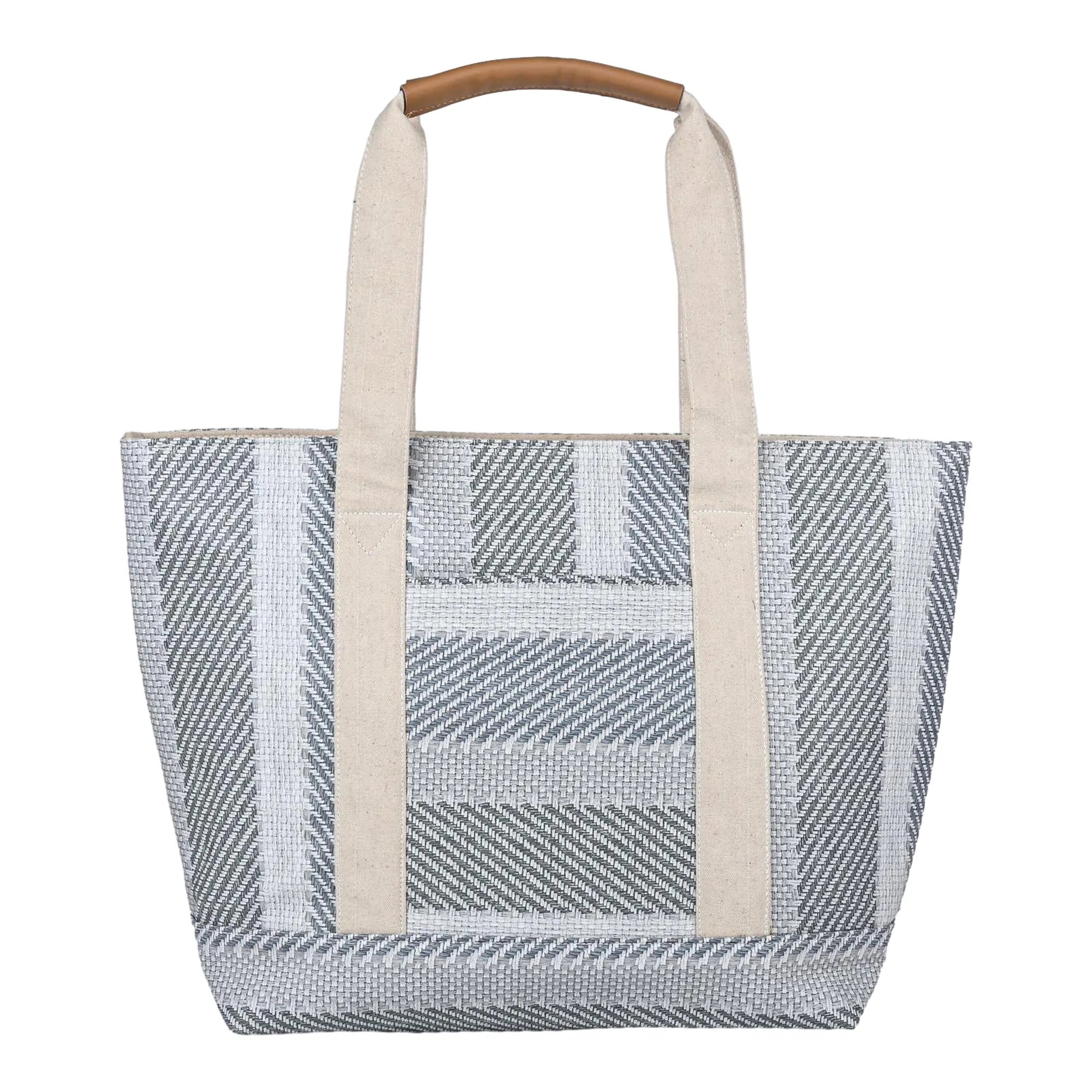 ENSAC Women’s Large Canvas Tote Handbag | Stylish Shoulder Bag with Multi-Pockets
