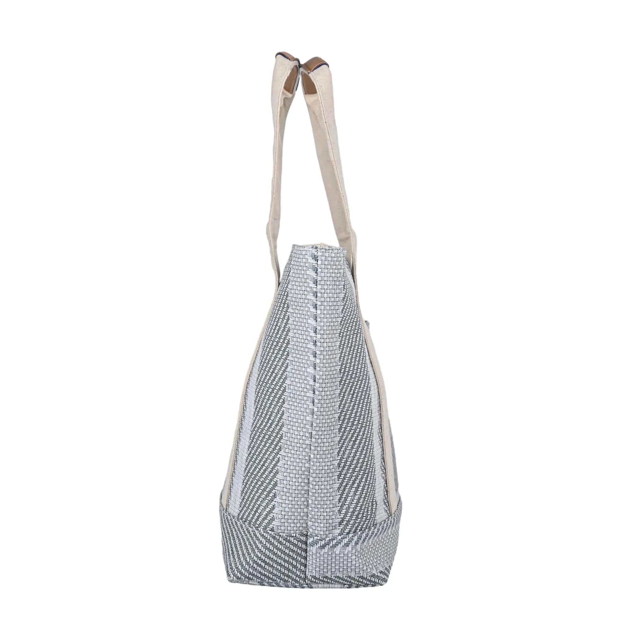 ENSAC Women’s Large Canvas Tote Handbag | Stylish Shoulder Bag with Multi-Pockets