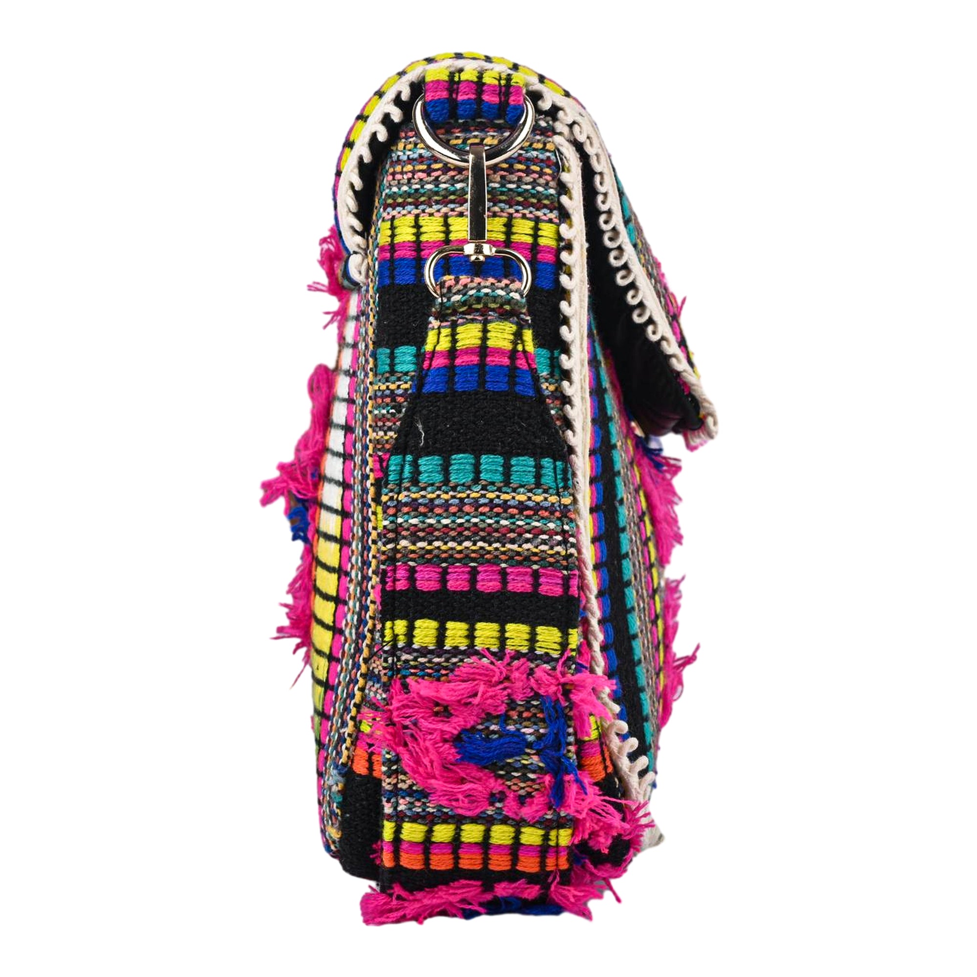 ENSAC Ethnic Sling Bag for Women | Designer Colourful Party Shoulder Bag for Girls