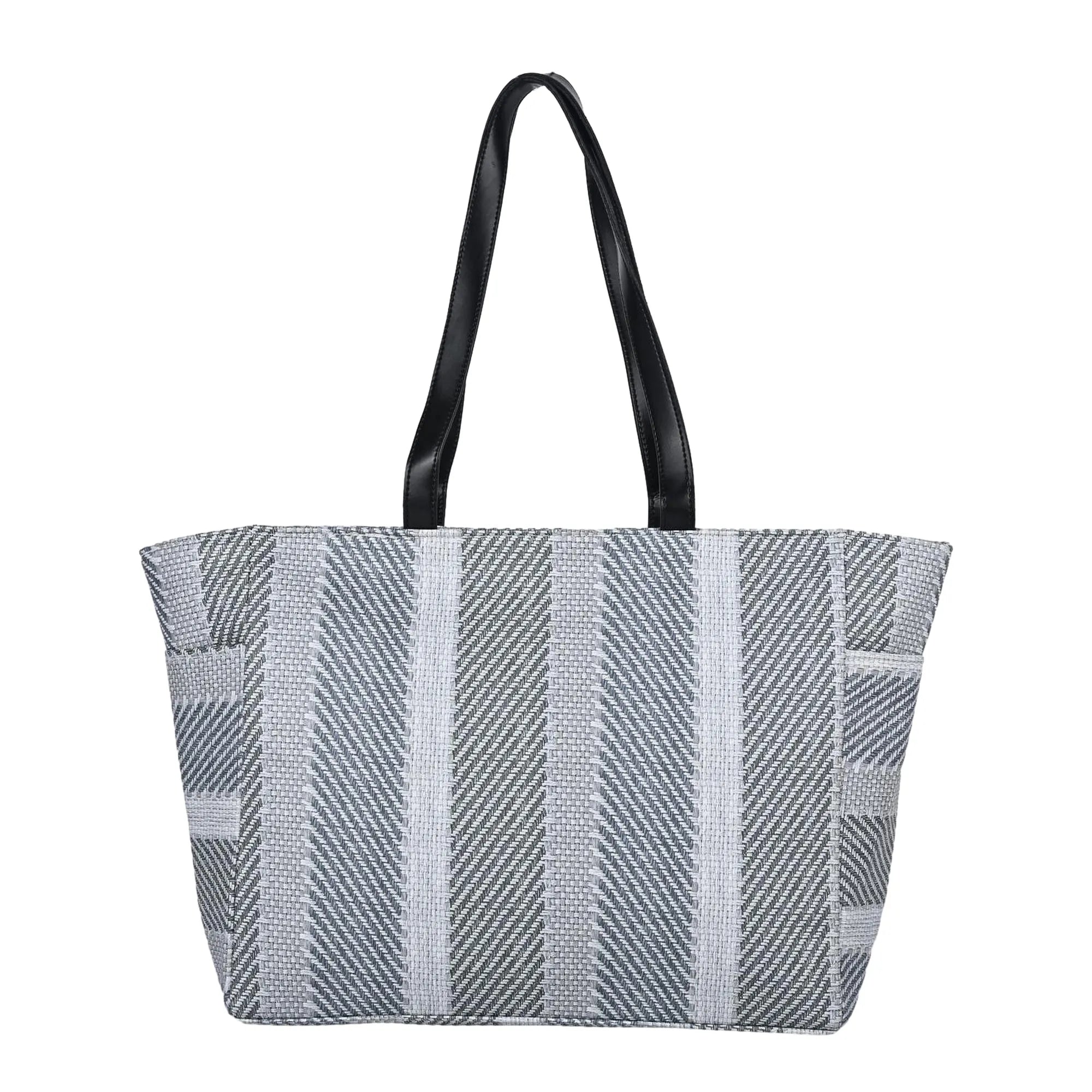 ENSAC Women’s Large Canvas Tote Handbag | Stylish Shoulder Bag with Multi-Pockets