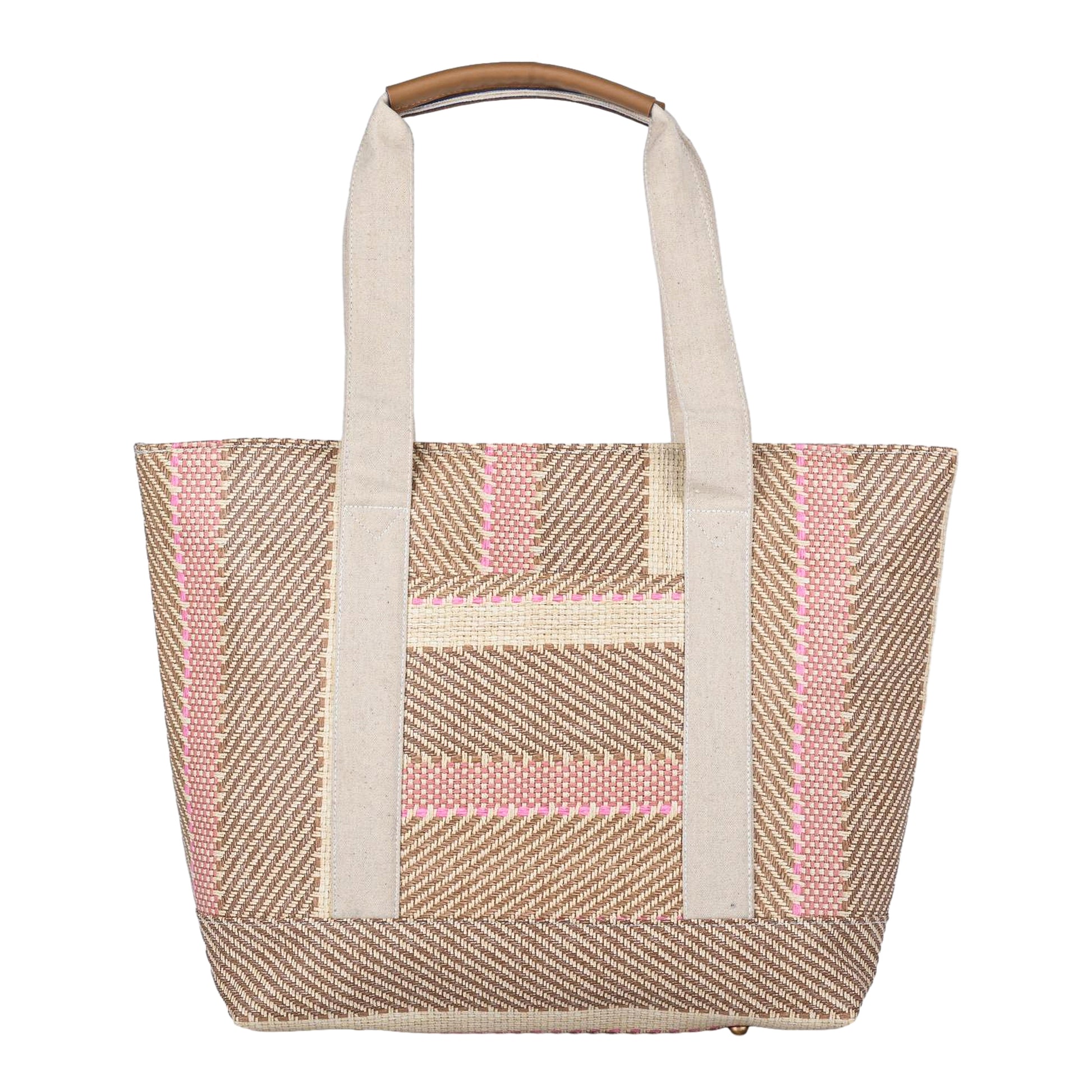 ENSAC Women’s Large Canvas Tote Handbag | Stylish Shoulder Bag with Multi-Pockets