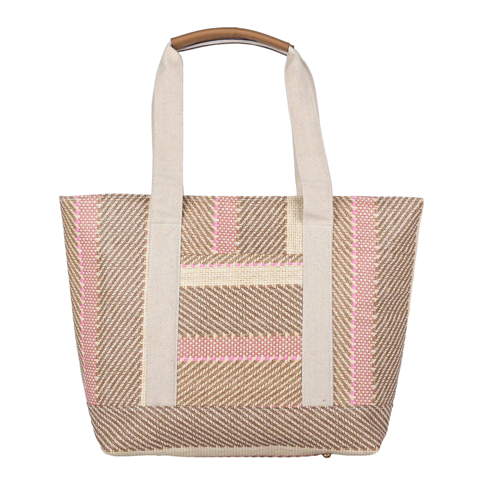 ENSAC Women’s Large Canvas Tote Handbag | Stylish Shoulder Bag with Multi-Pockets
