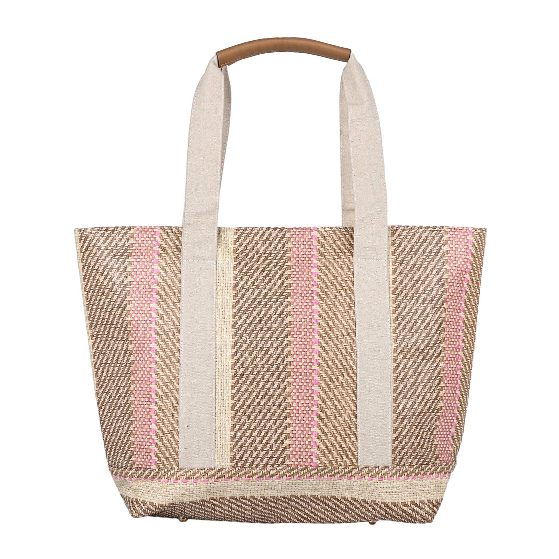 ENSAC Women’s Large Canvas Tote Handbag | Stylish Shoulder Bag with Multi-Pockets