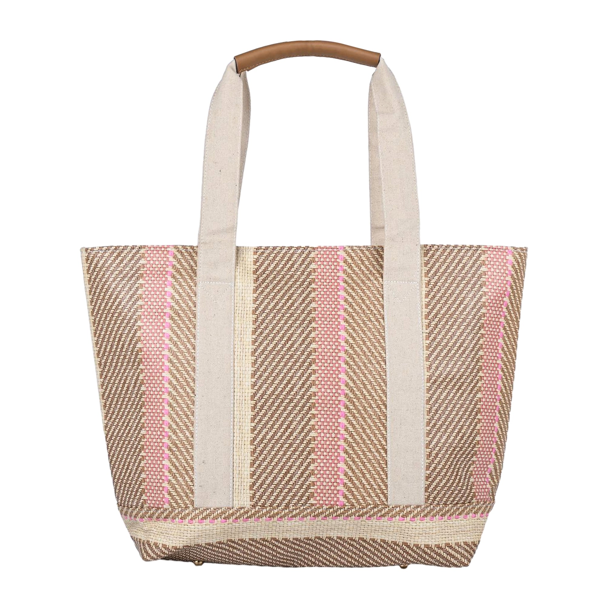 ENSAC Women’s Large Canvas Tote Handbag | Stylish Shoulder Bag with Multi-Pockets