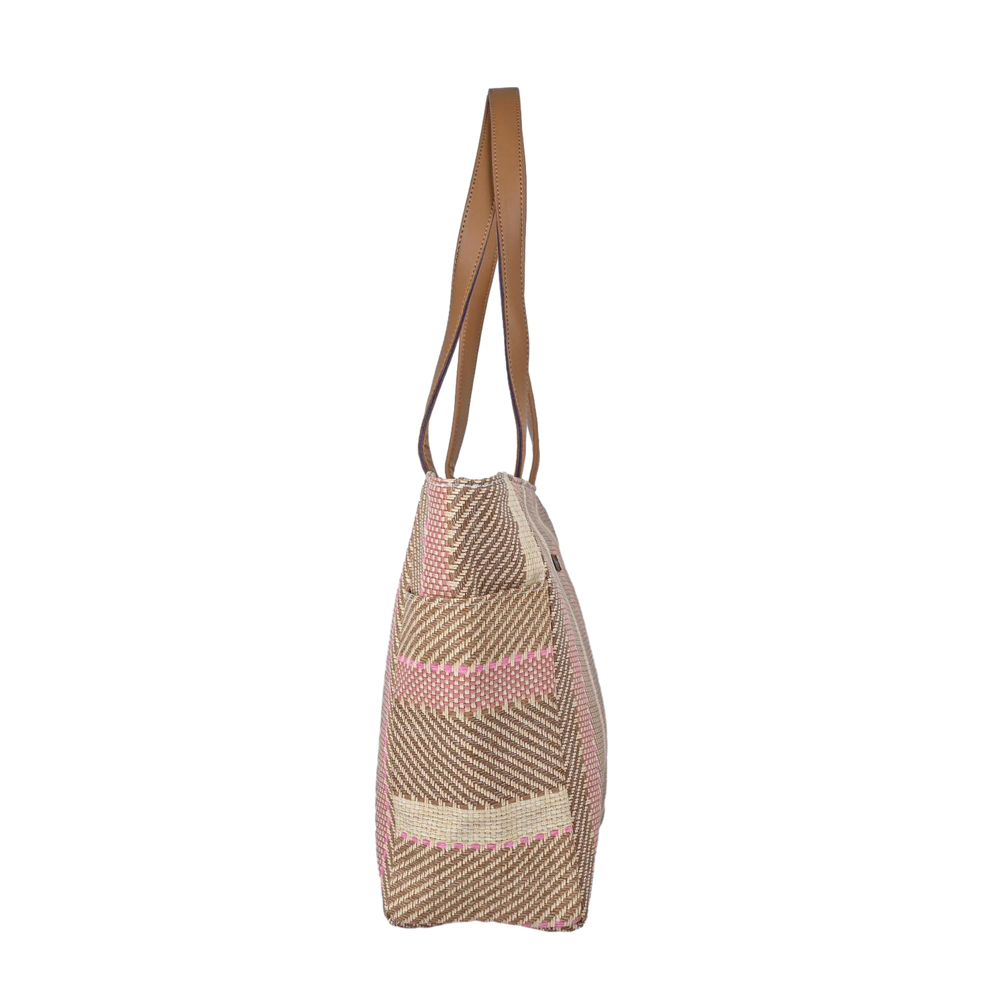 ENSAC Women’s Large Canvas Tote Handbag | Stylish Shoulder Bag with Multi-Pockets