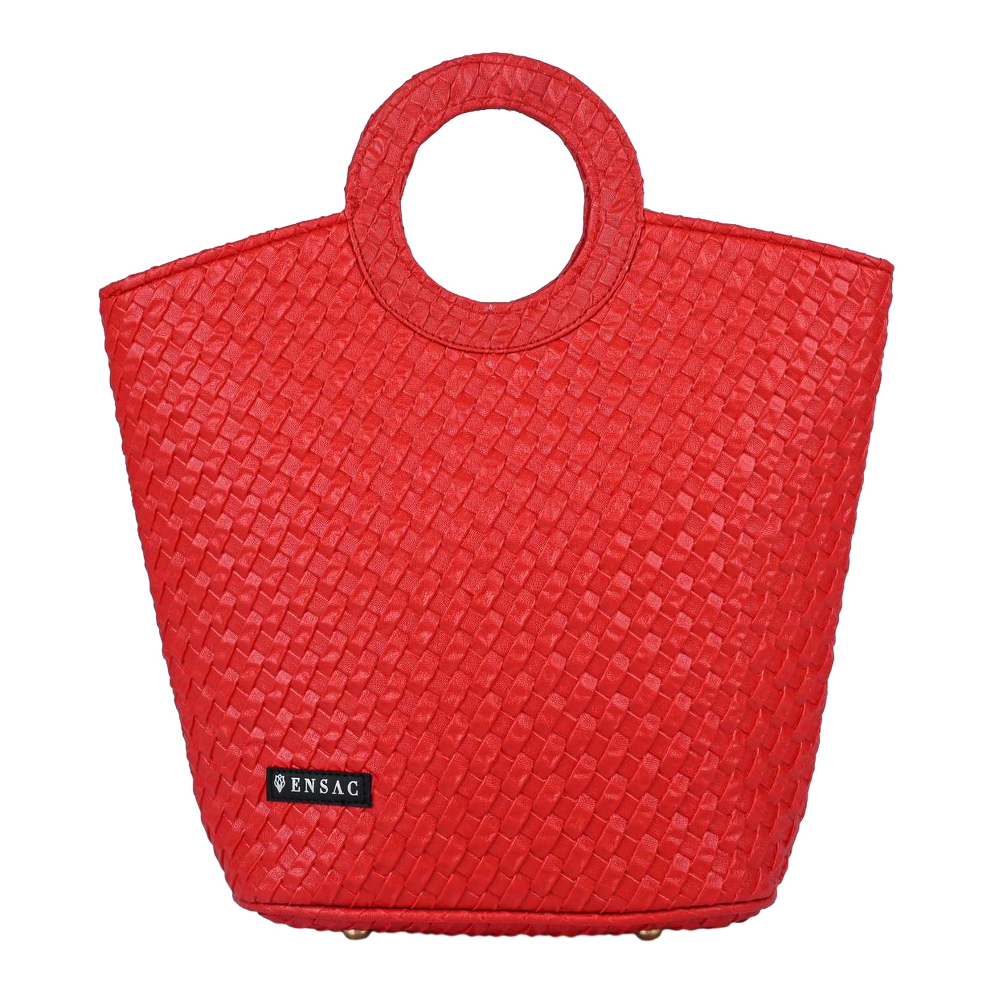 Ensac Basket Lunch Bag | Stylish Picnic Tote, Zipper, Pockets, Multipurpose Use