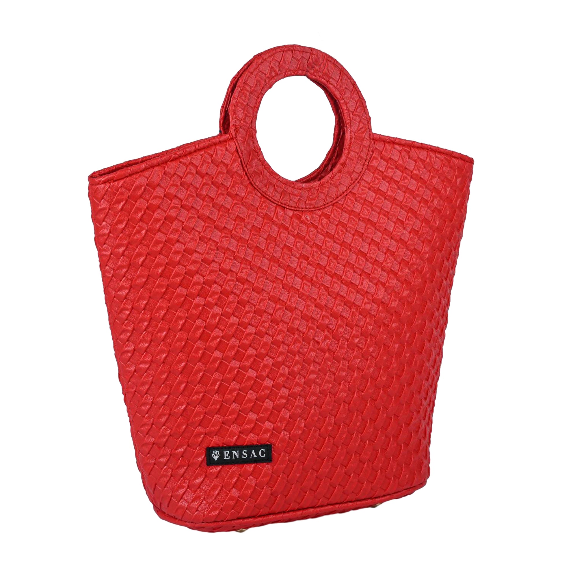 Ensac Basket Lunch Bag | Stylish Picnic Tote, Zipper, Pockets, Multipurpose Use