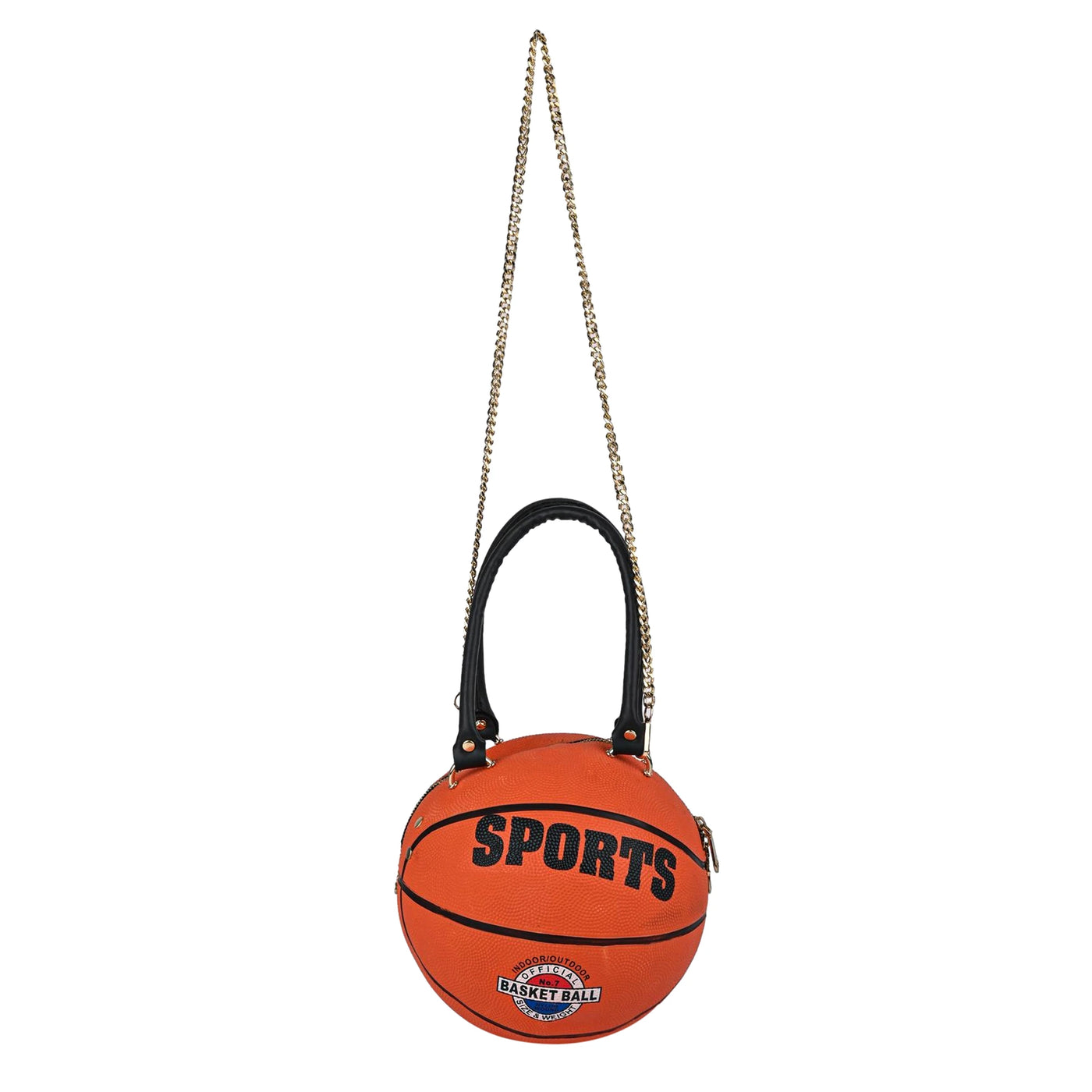 Ensac Basketball Shape Sling Bag for Women & Girls | Unique Trendy Sports Handbag