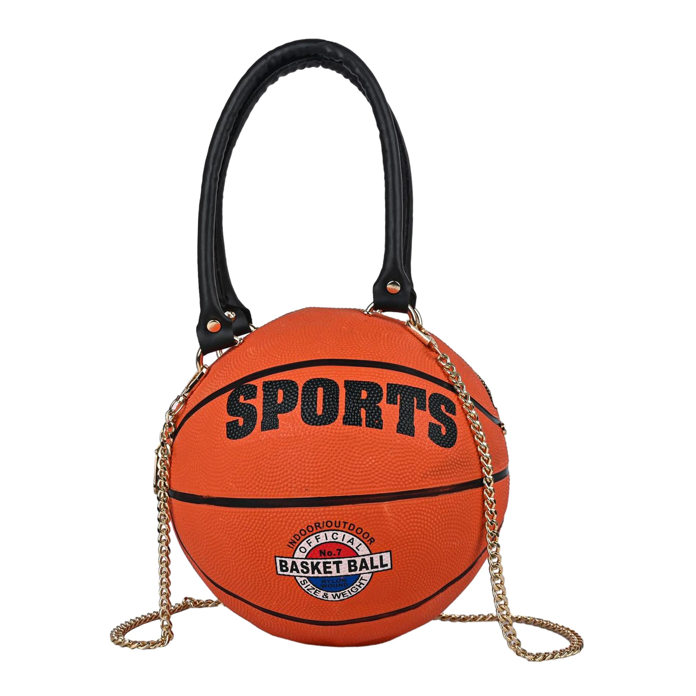 Ensac Basketball Shape Sling Bag for Women & Girls | Unique Trendy Sports Handbag