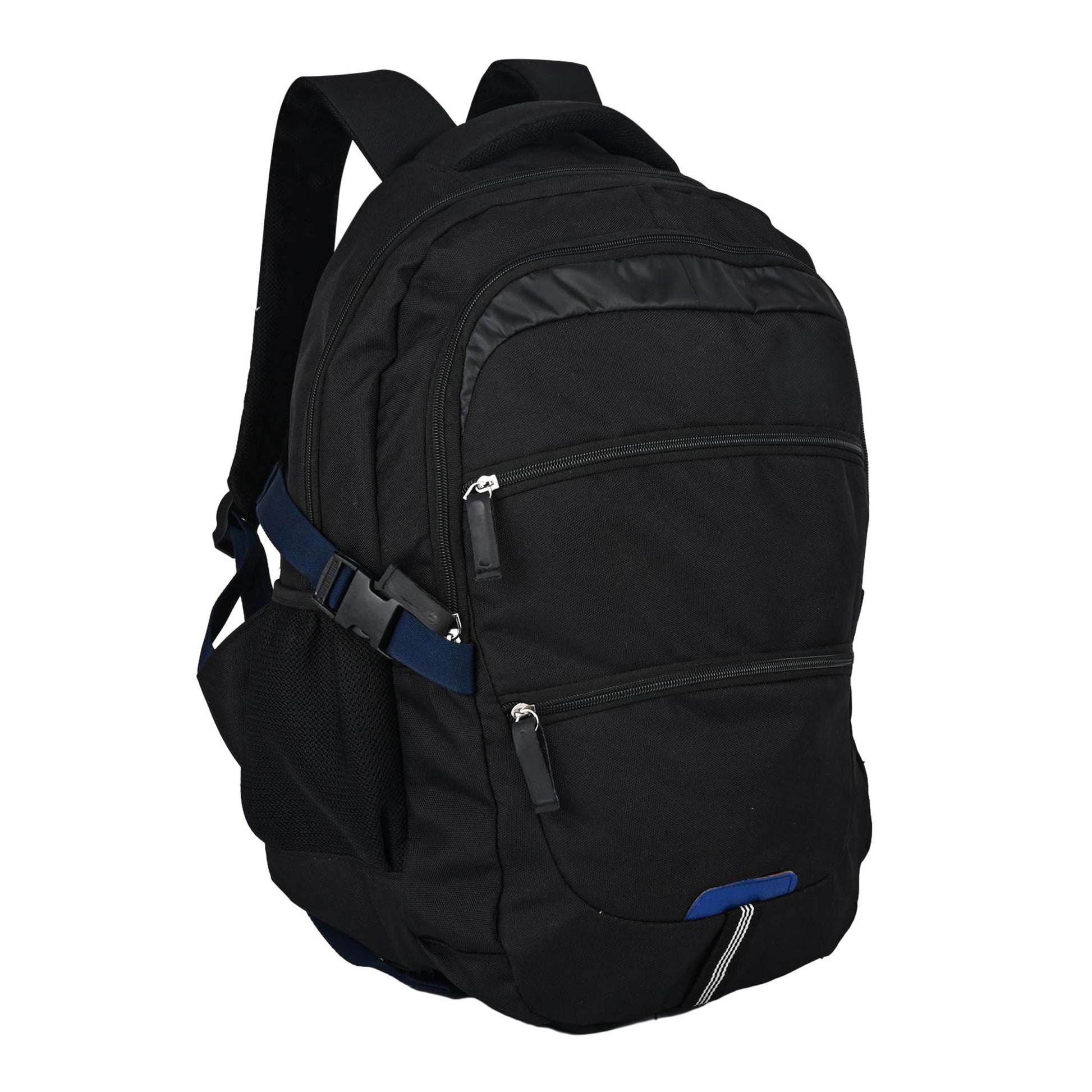 ULTRA Black Everyday Backpack with Blue Accents for Men