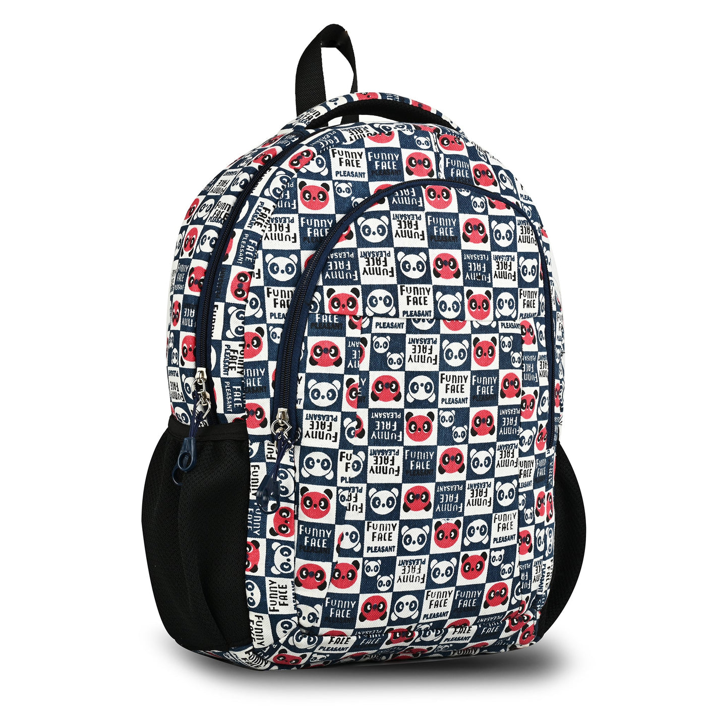 Printed Backpack with Front Pocket | School College Bag ensacworld