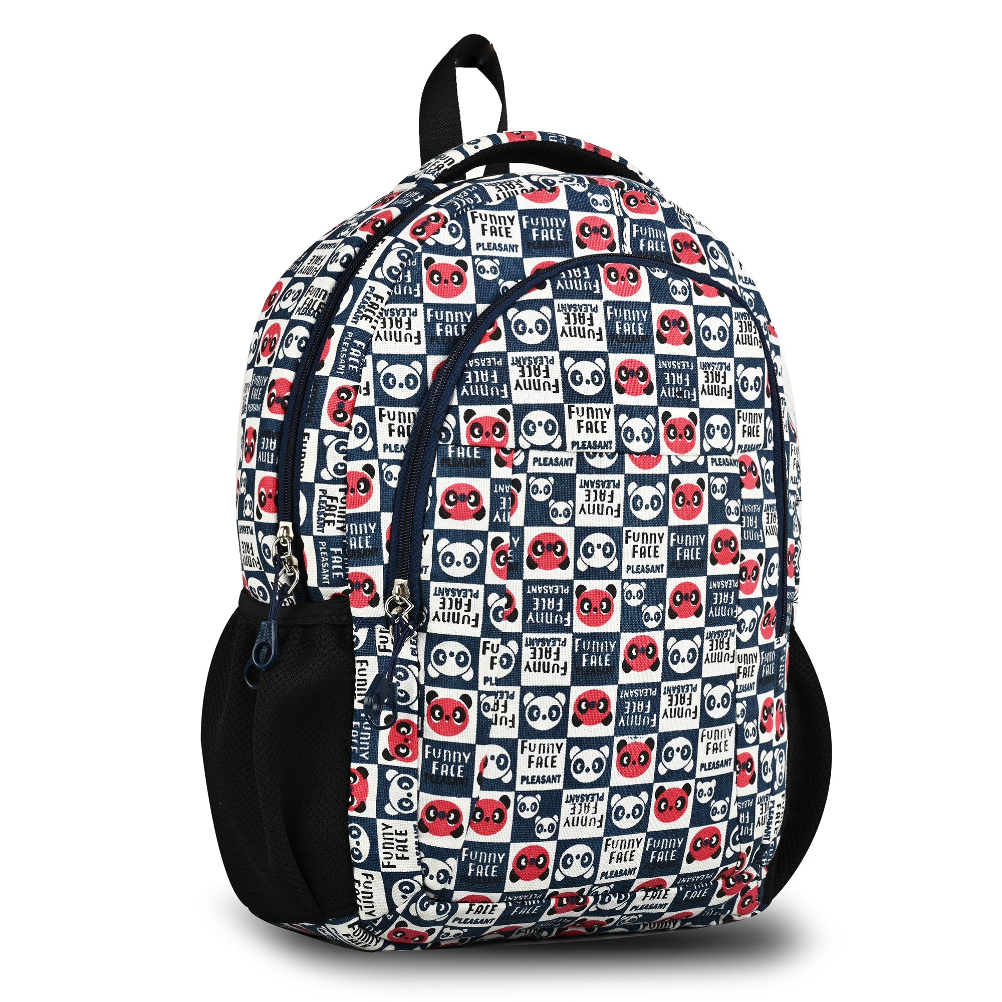 Printed Backpack with Front Pocket | School College Bag ensacworld