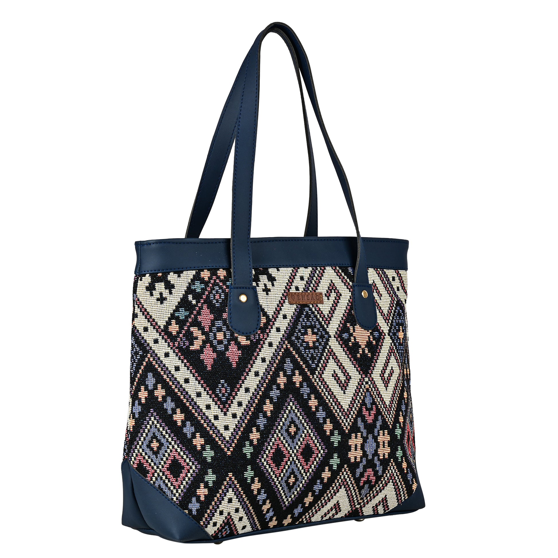 ENSAC Women Blue Tote