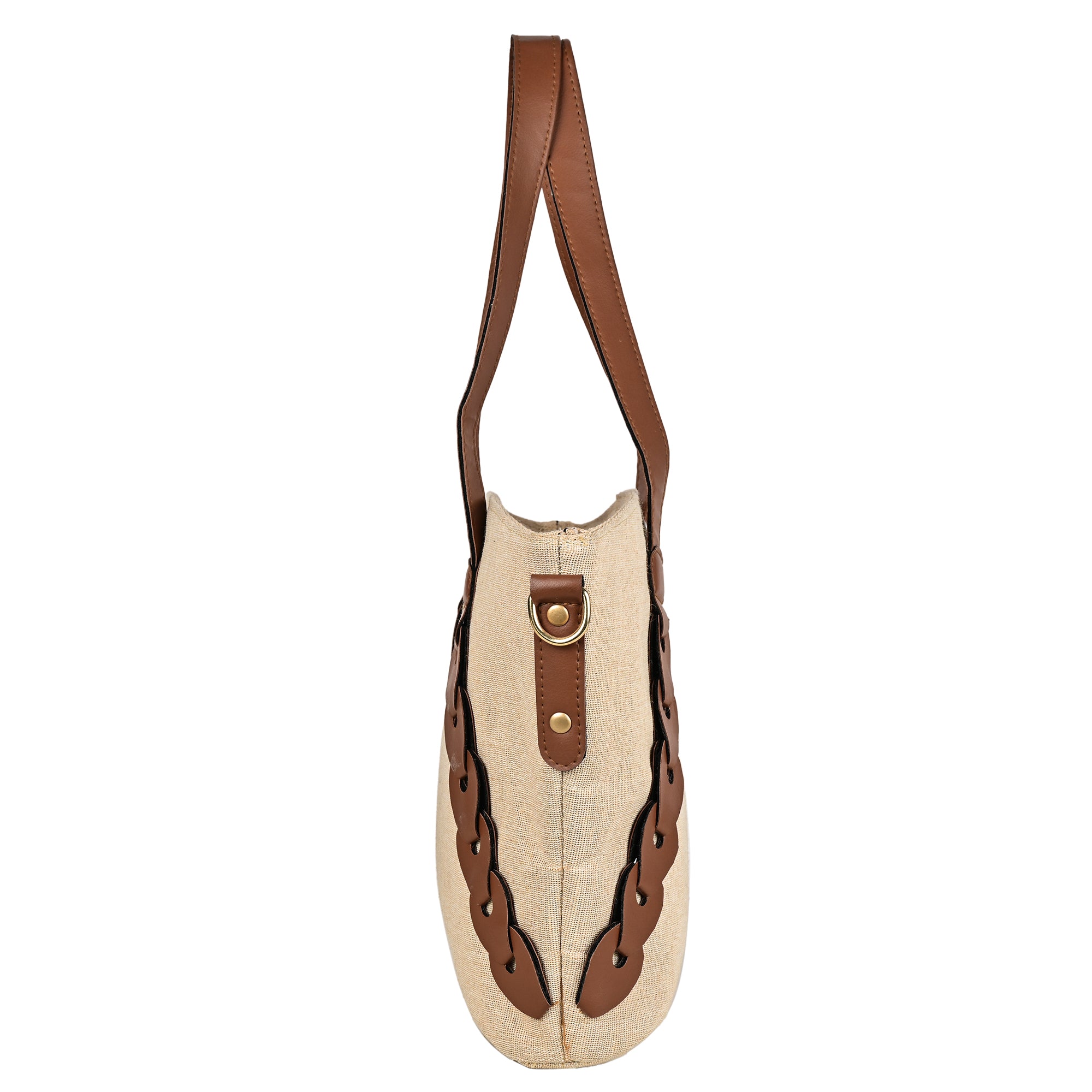 ENSAC Women Beige Handbag