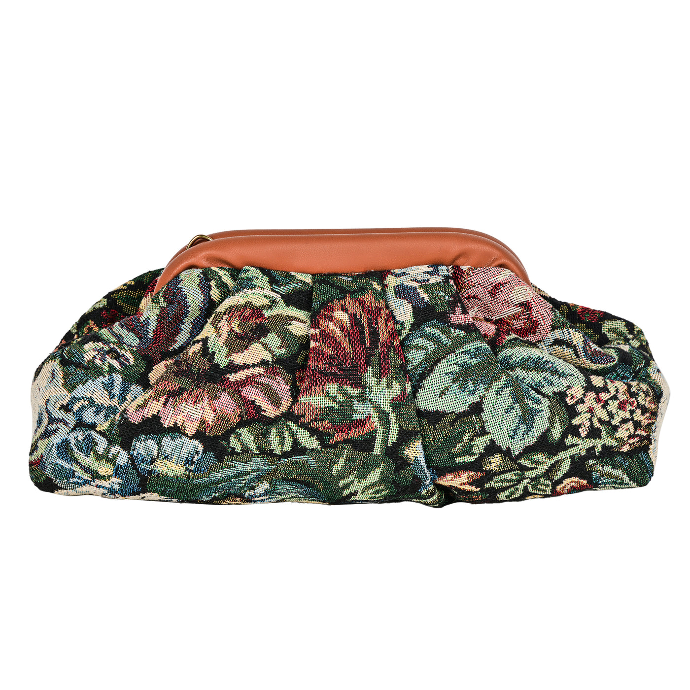 ENSAC Women's Pleated Clutch Bag | Handbag in Textured Synthetic Fabric – Stylish Party Purse