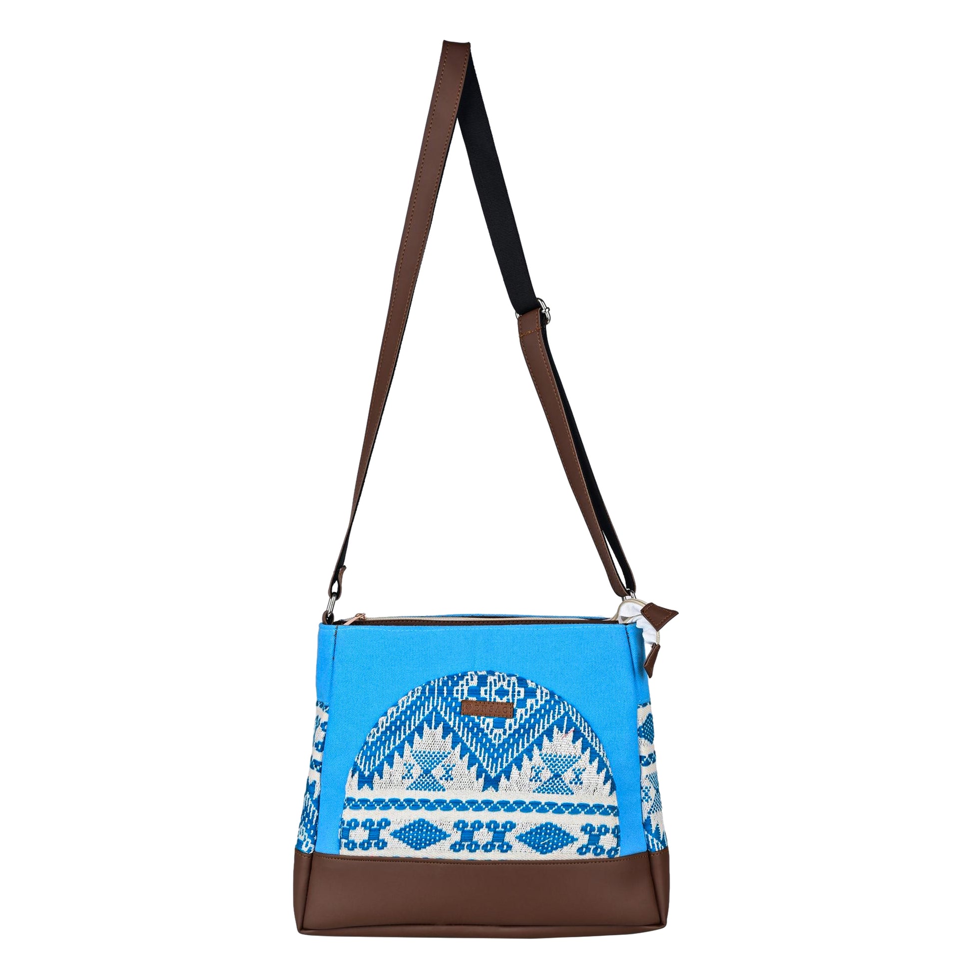 Blue Sling Bag Women's Premium Cotton