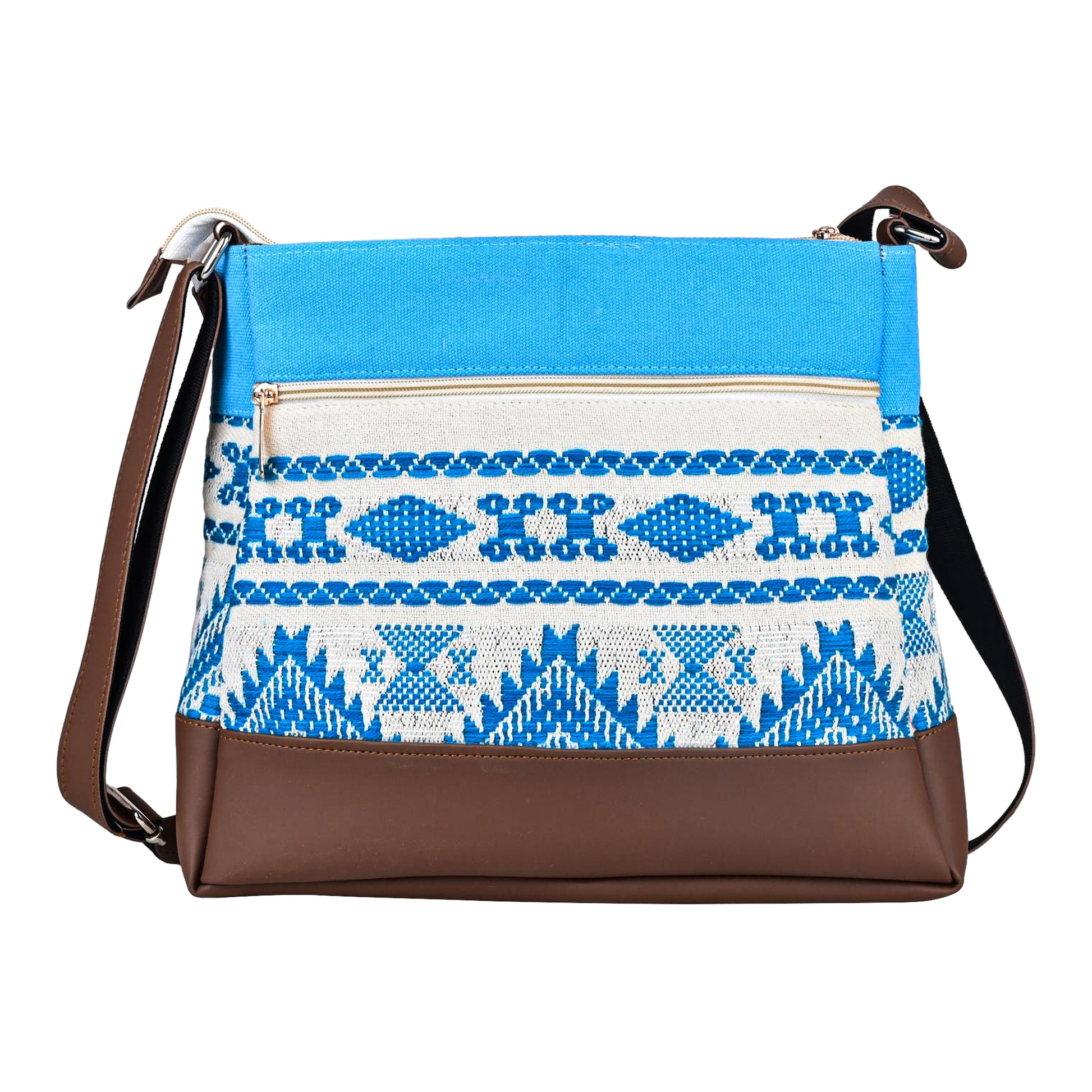 Blue Sling Bag Women's Premium Cotton