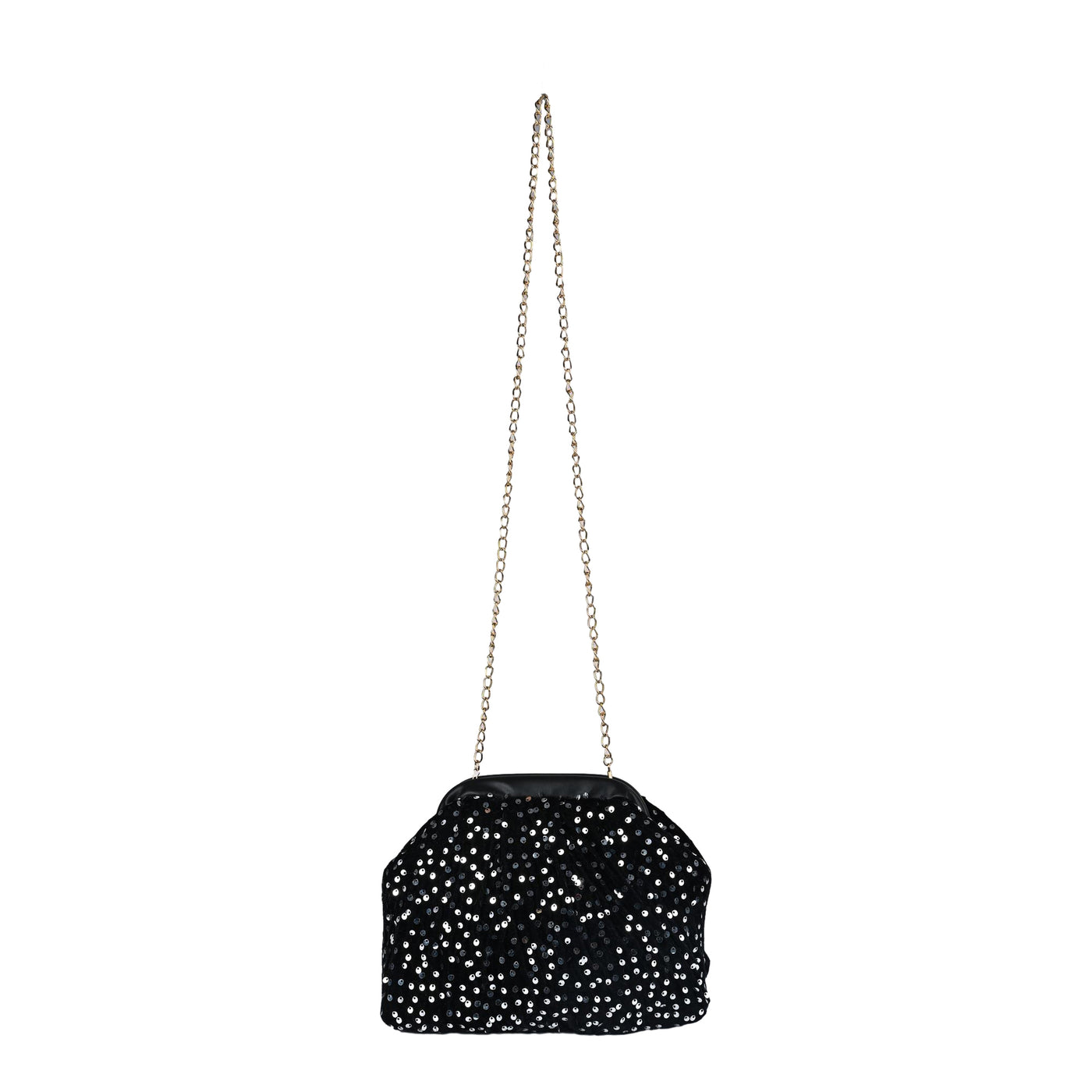 ENSAC Women's Pleated Clutch Bag | Handbag in Textured Synthetic Fabric – Stylish Party Purse