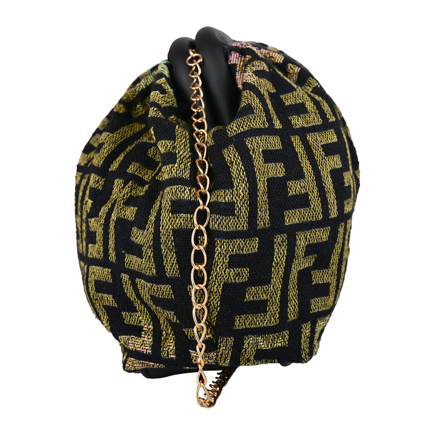 ENSAC Women's Pleated Clutch Bag | Handbag in Textured Synthetic Fabric – Stylish Party Purse