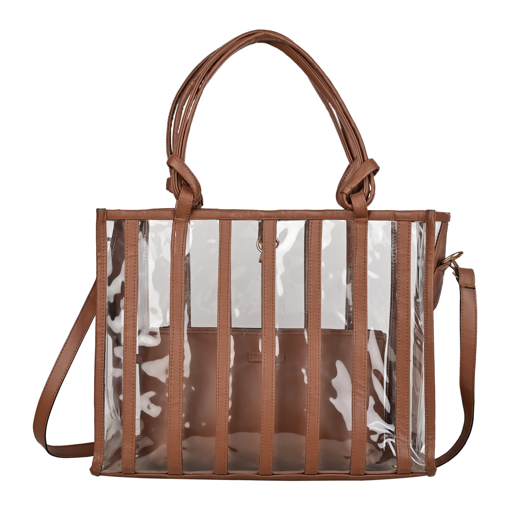 ENSAC Women Brown Handbag