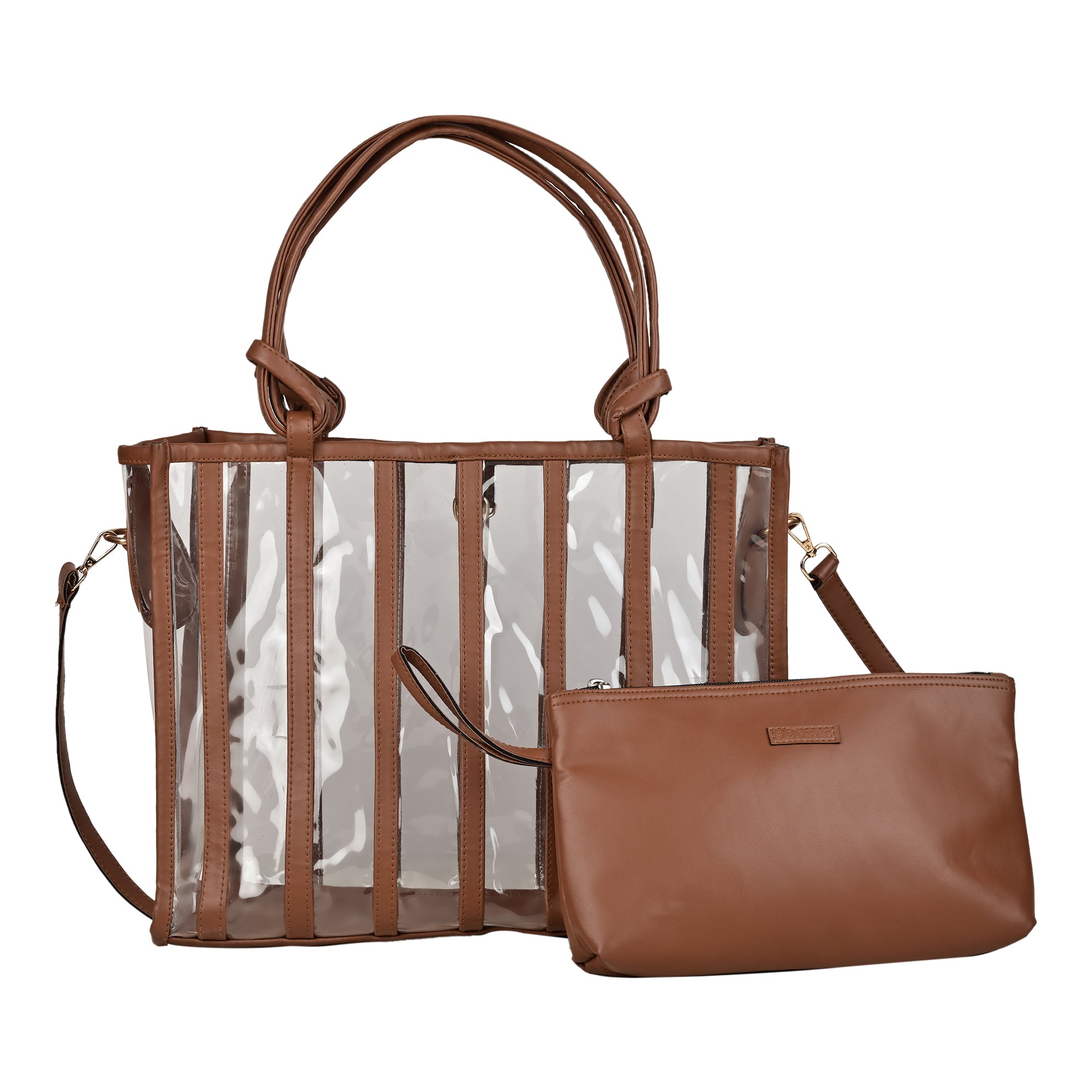 ENSAC Women Brown Handbag