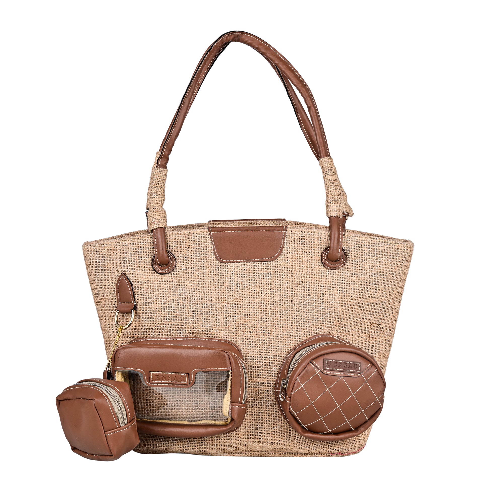 ENSAC Women Brown Handbag