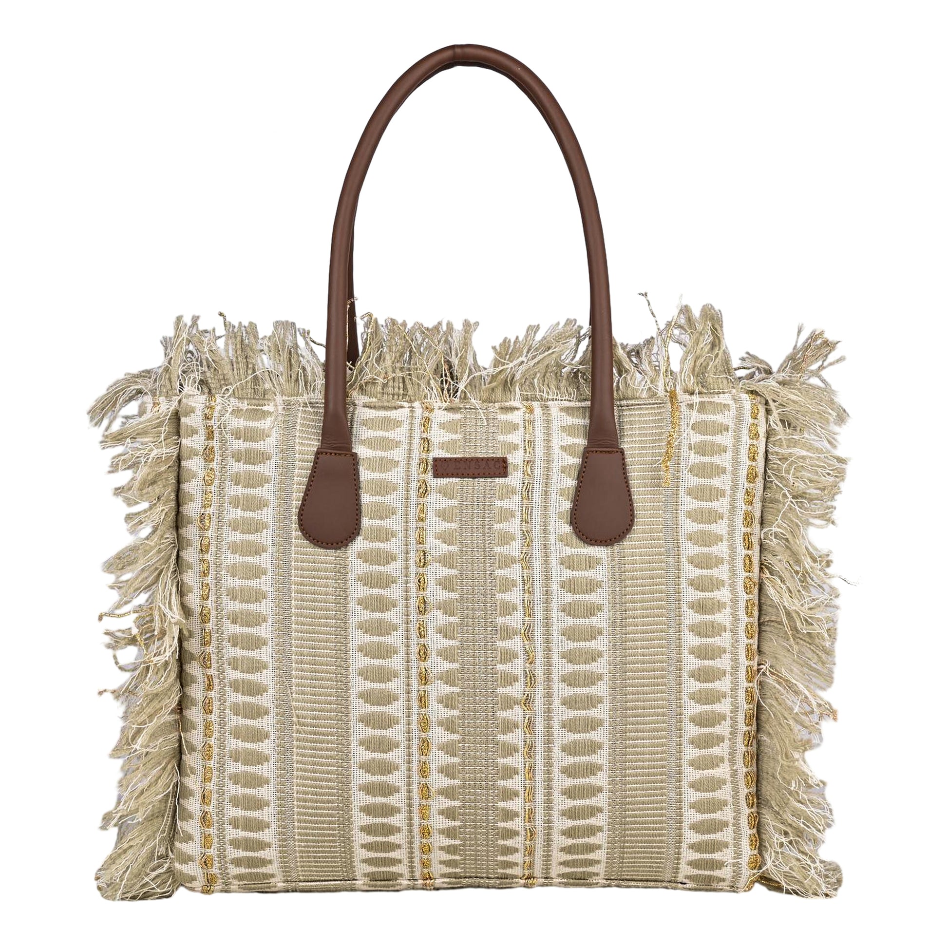 Ensac Women’s Premium Jacquard Fabric Bag | Easy to Carry & Everyday Use TOTE-BAG