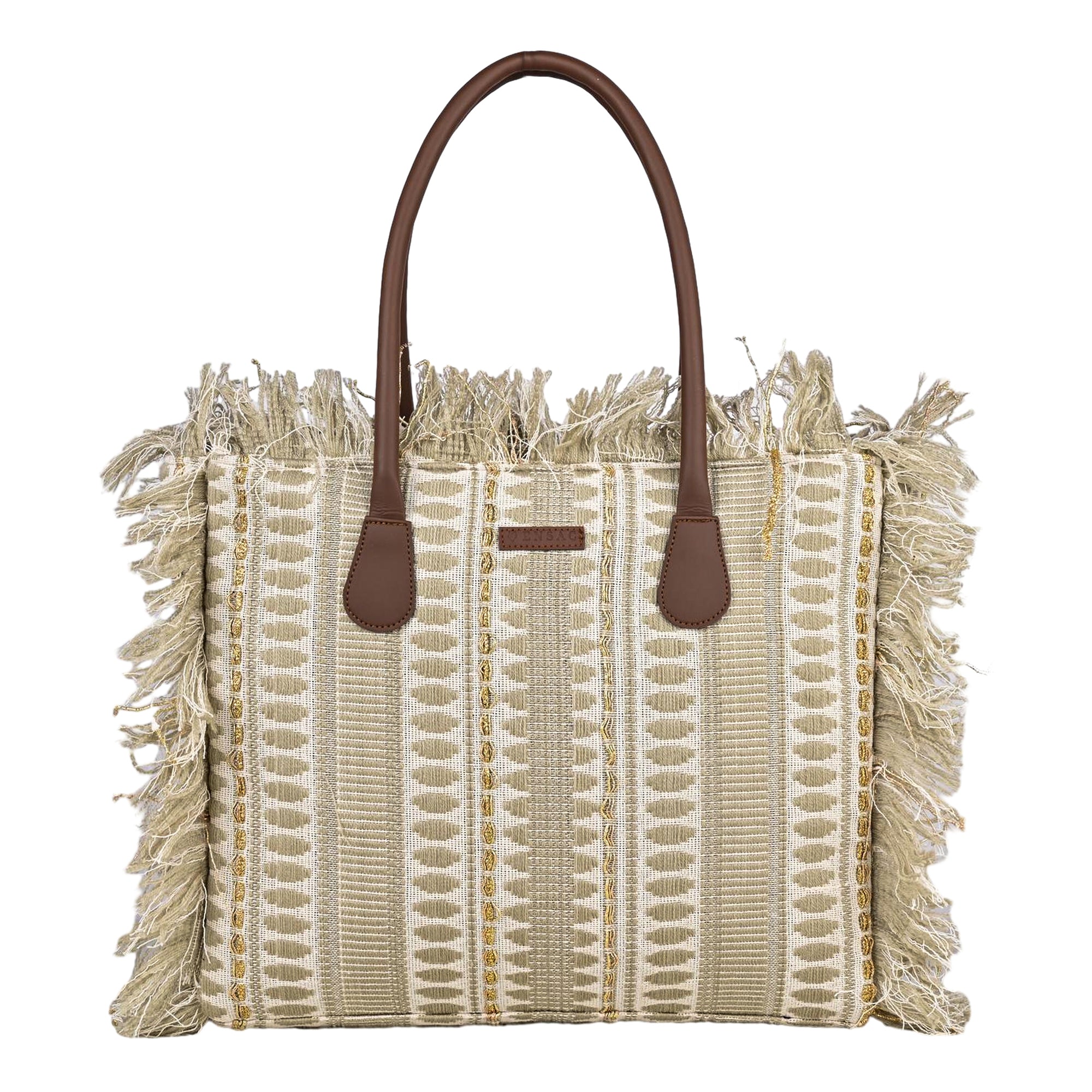 Ensac Women’s Premium Jacquard Fabric Bag | Easy to Carry & Everyday Use TOTE-BAG