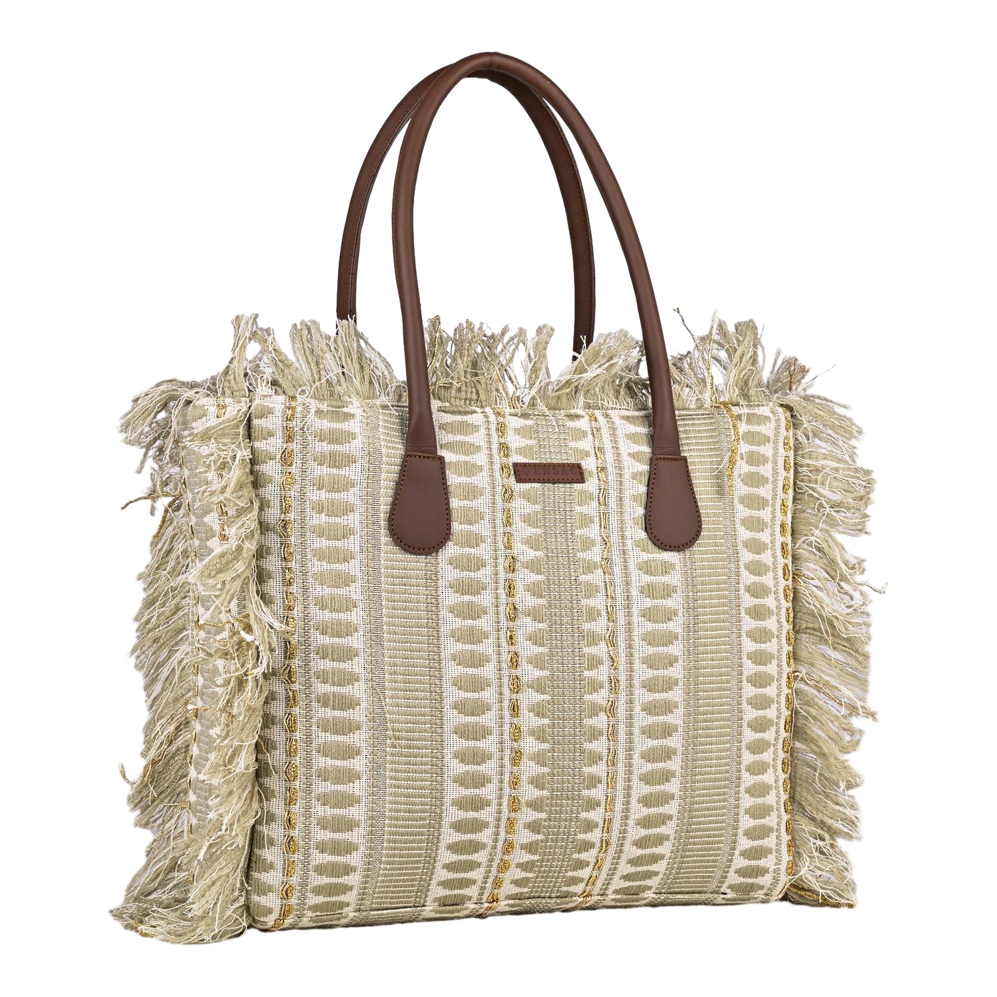 Ensac Women’s Premium Jacquard Fabric Bag | Easy to Carry & Everyday Use TOTE-BAG