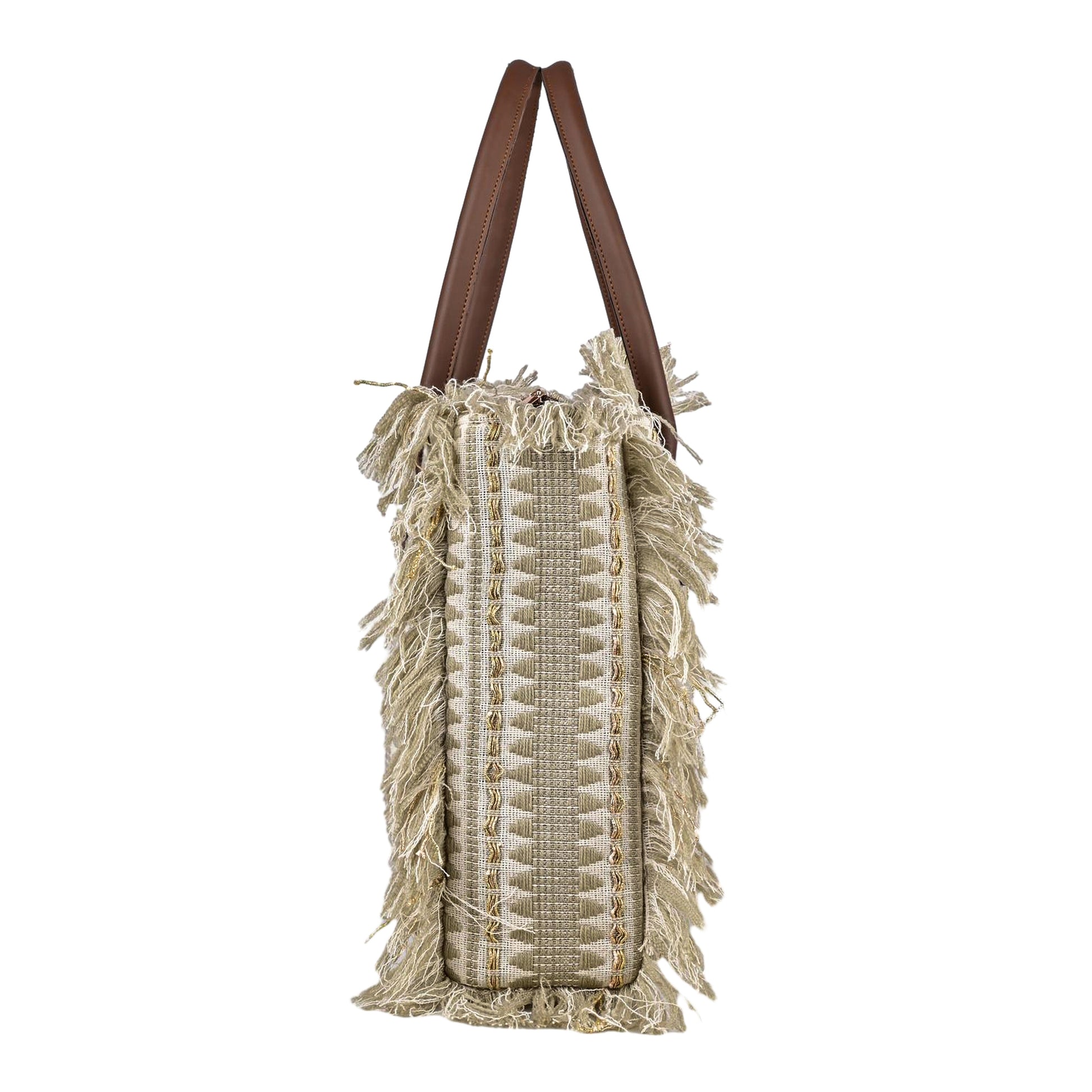 Ensac Women’s Premium Jacquard Fabric Bag | Easy to Carry & Everyday Use TOTE-BAG