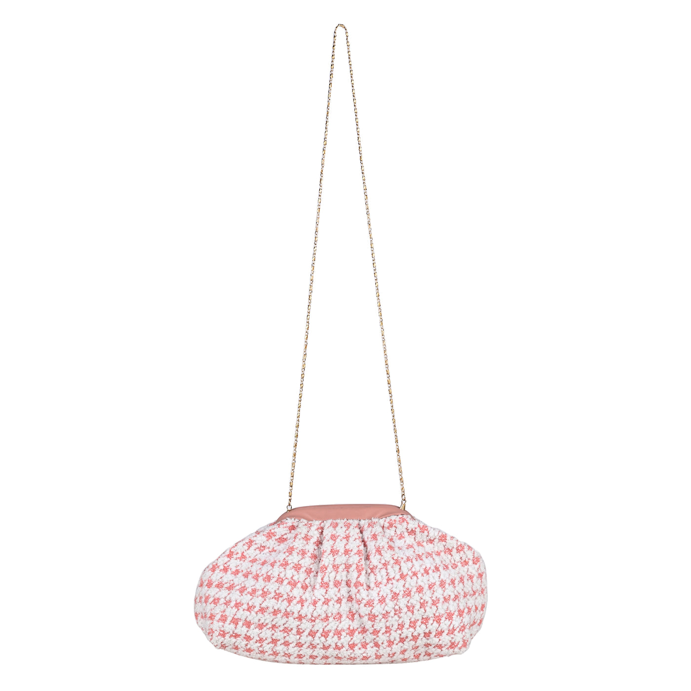 ENSAC Women's Pleated Clutch Bag | Handbag in Textured Synthetic Fabric – Stylish Party Purse