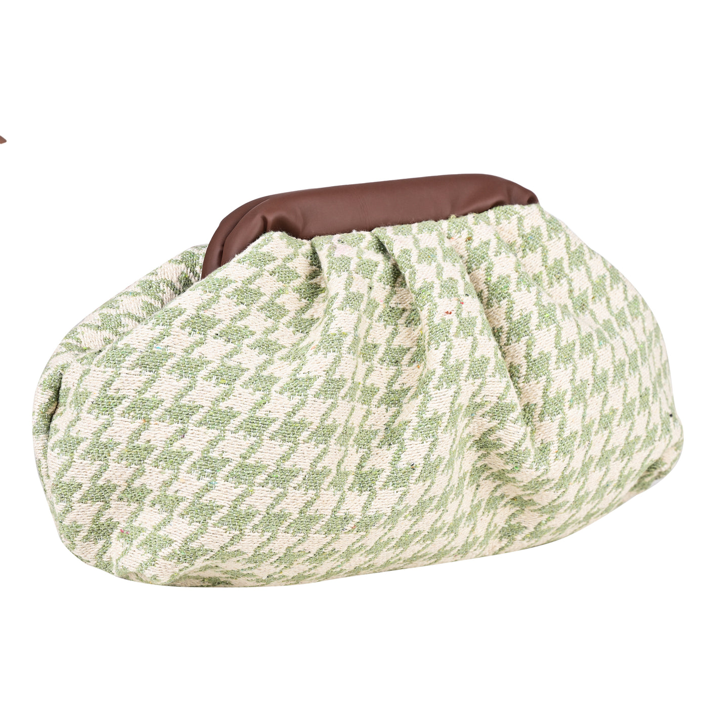 ENSAC Women's Pleated Clutch Bag | Handbag in Textured Synthetic Fabric – Stylish Party Purse