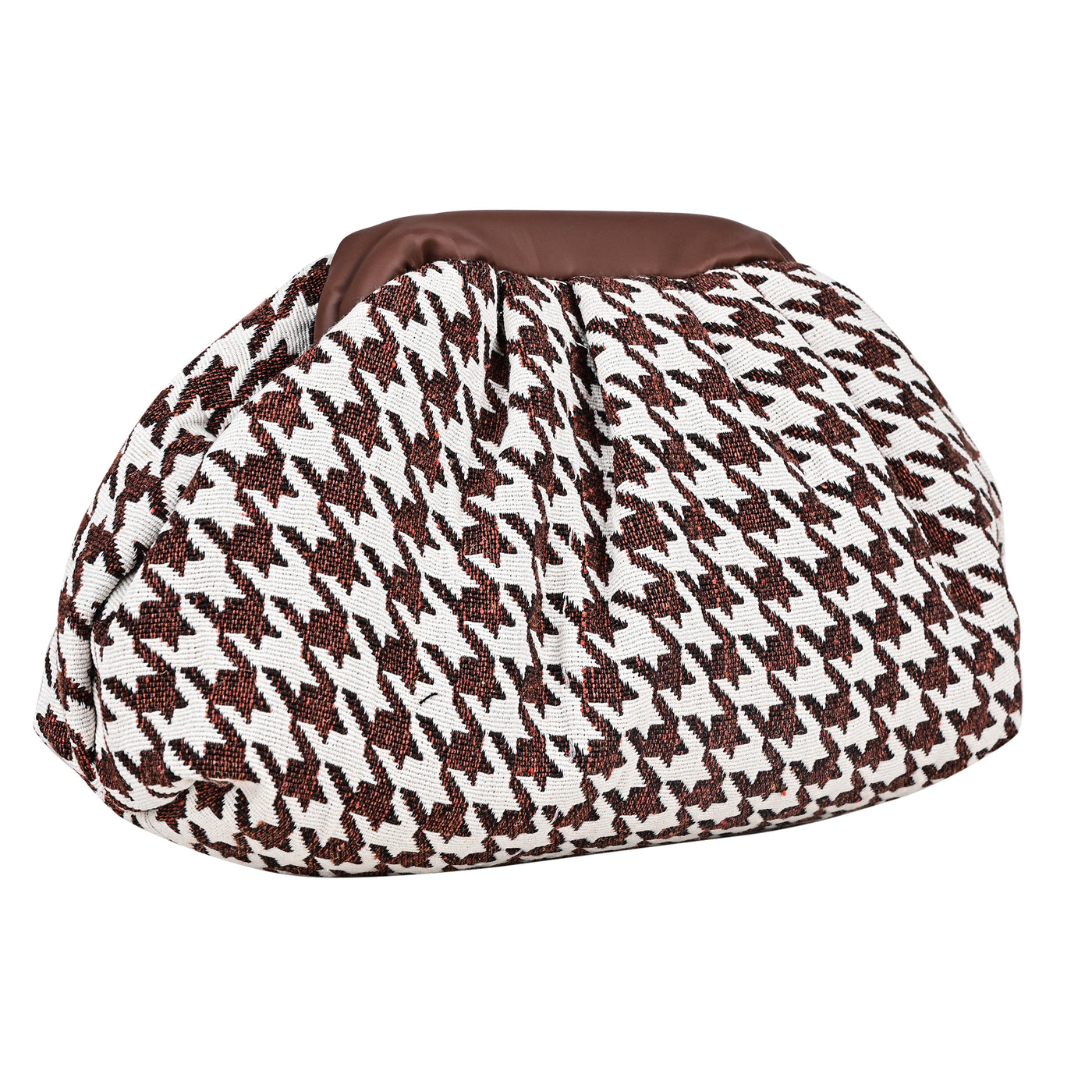 ENSAC Women's Pleated Clutch Bag | Handbag in Textured Synthetic Fabric – Stylish Party Purse