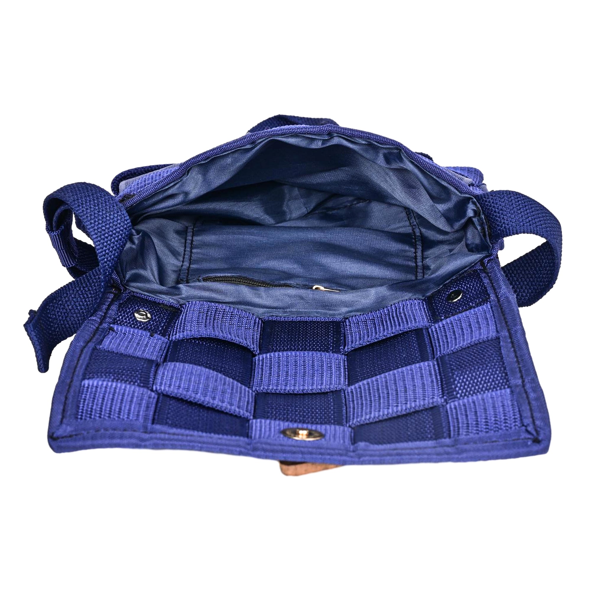 Premium Blue Sling Bag Style Niwar Sling Bag for Women